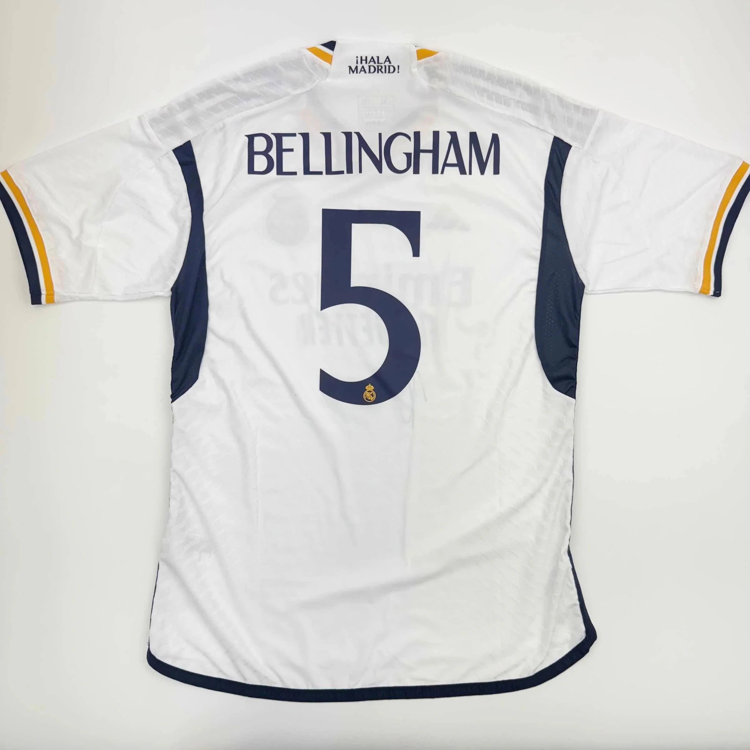 Autographed/Signed Jude Bellingham Real Madrid White Soccer Jersey Beckett BAS COA - Image 4