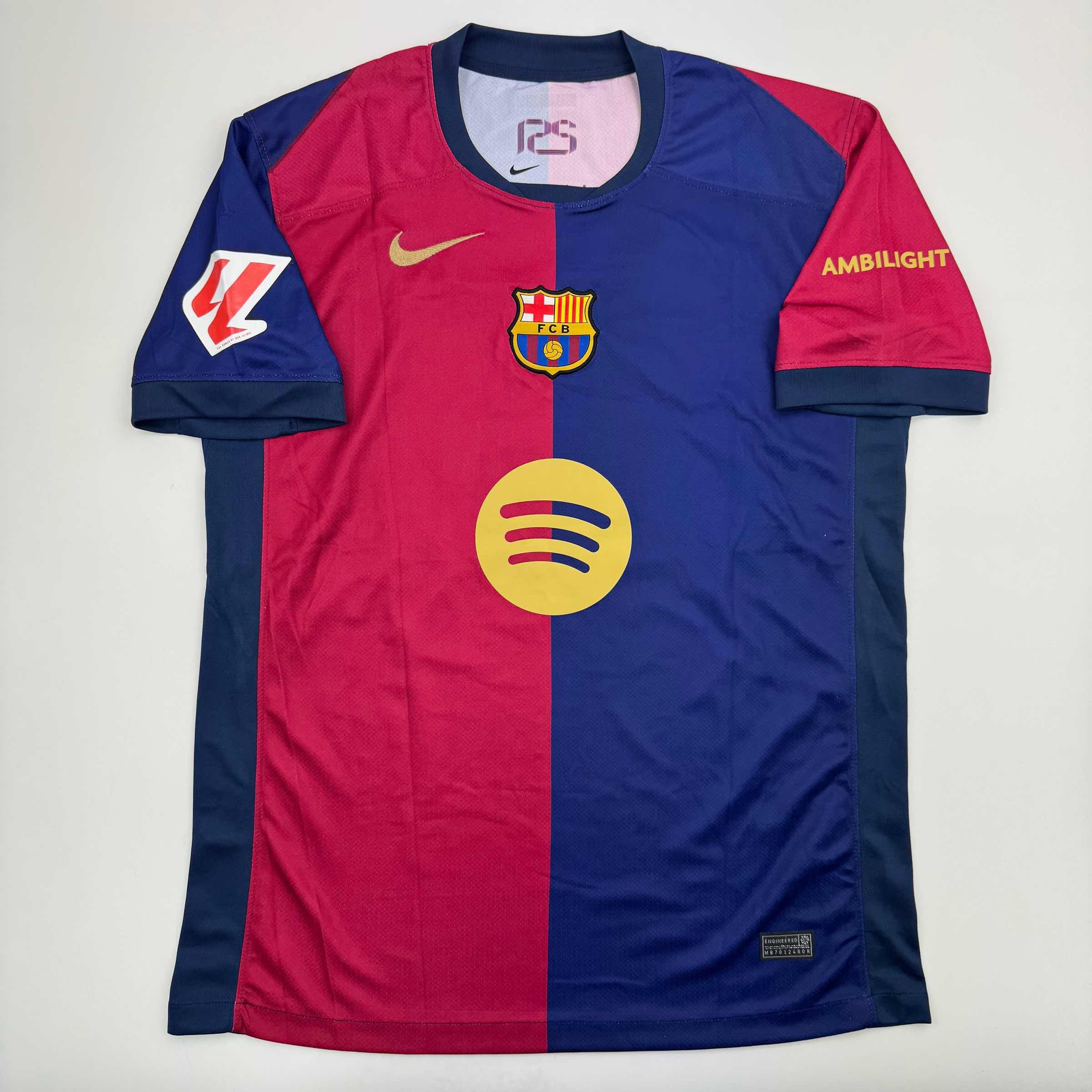 Autographed FC Barcelona Lamine Yamal Soccer Jersey - Image 4