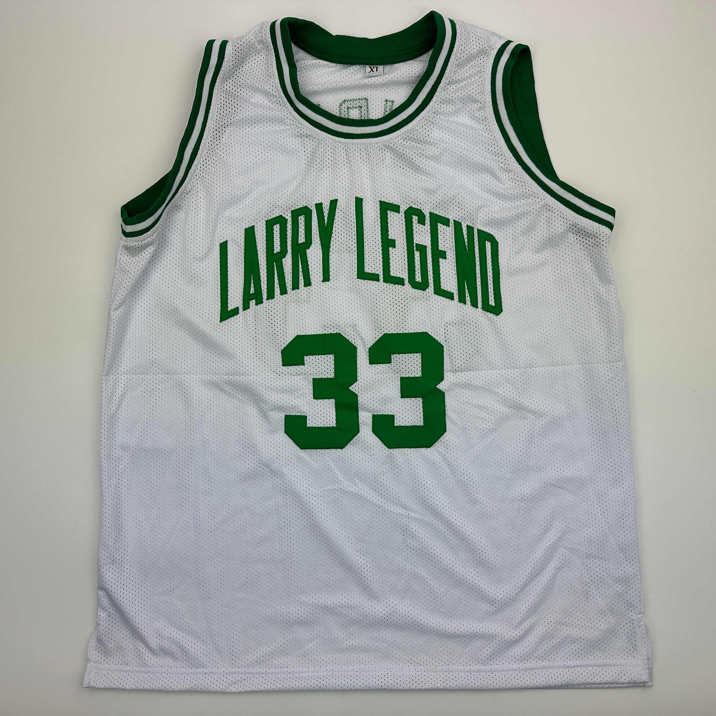 Autographed Boston Celtics Larry Bird White Basketball Jersey - Image 4