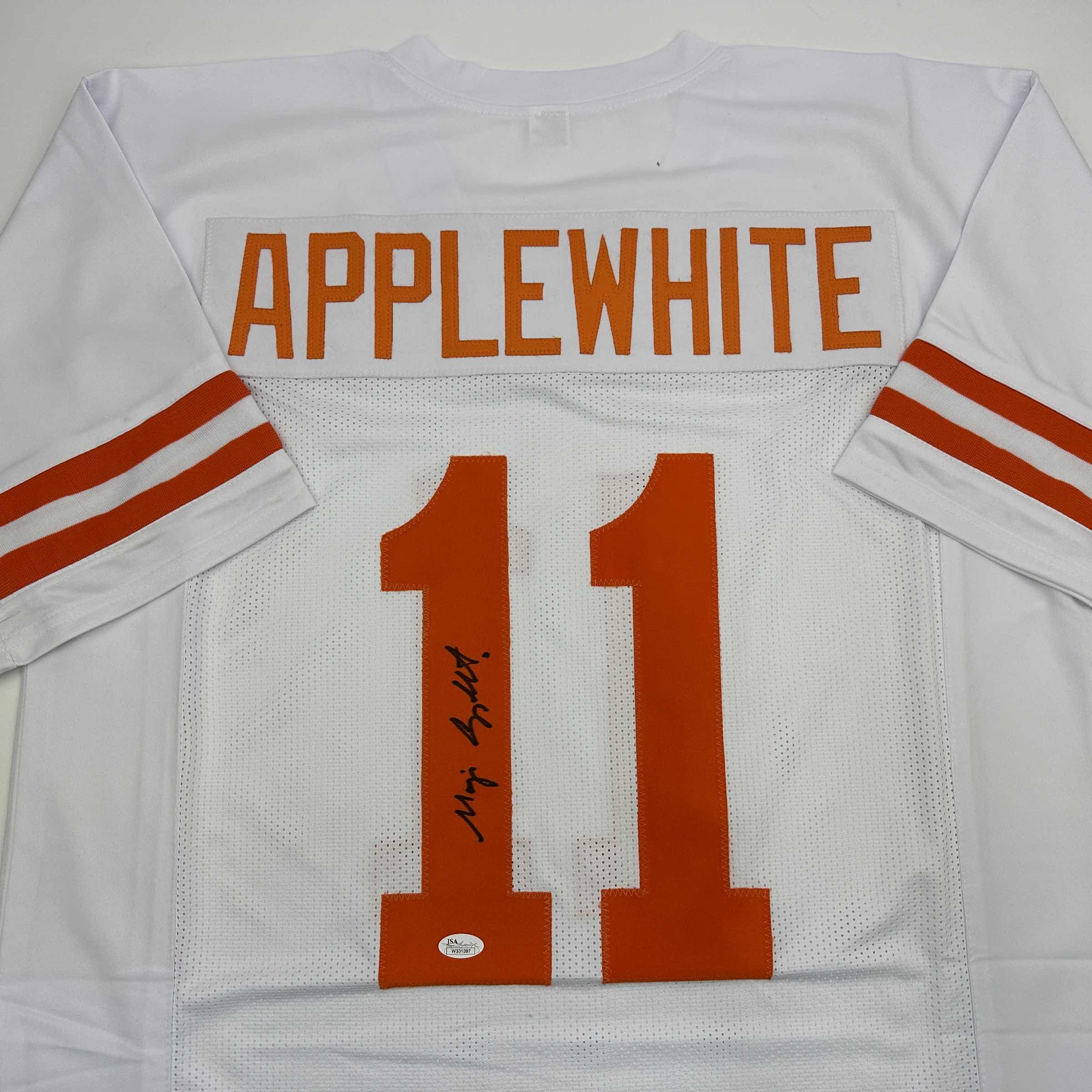Autographed Texas Major Applewhite White College Jersey - Image 2