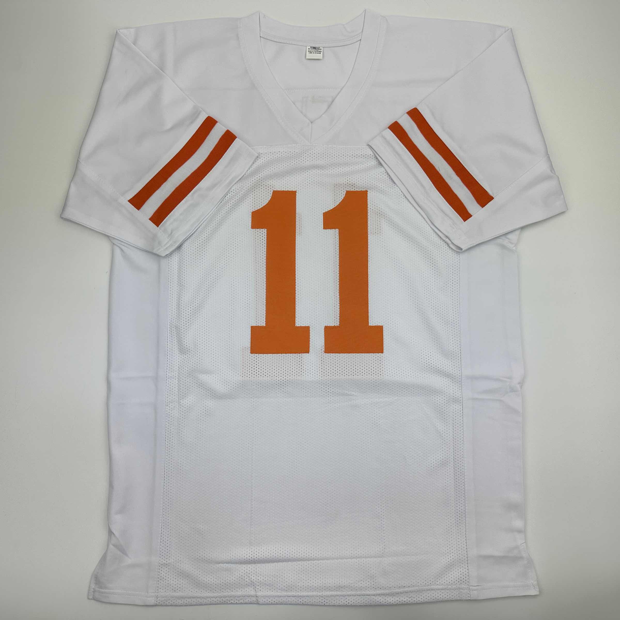 Autographed Texas Major Applewhite White College Jersey - Image 4
