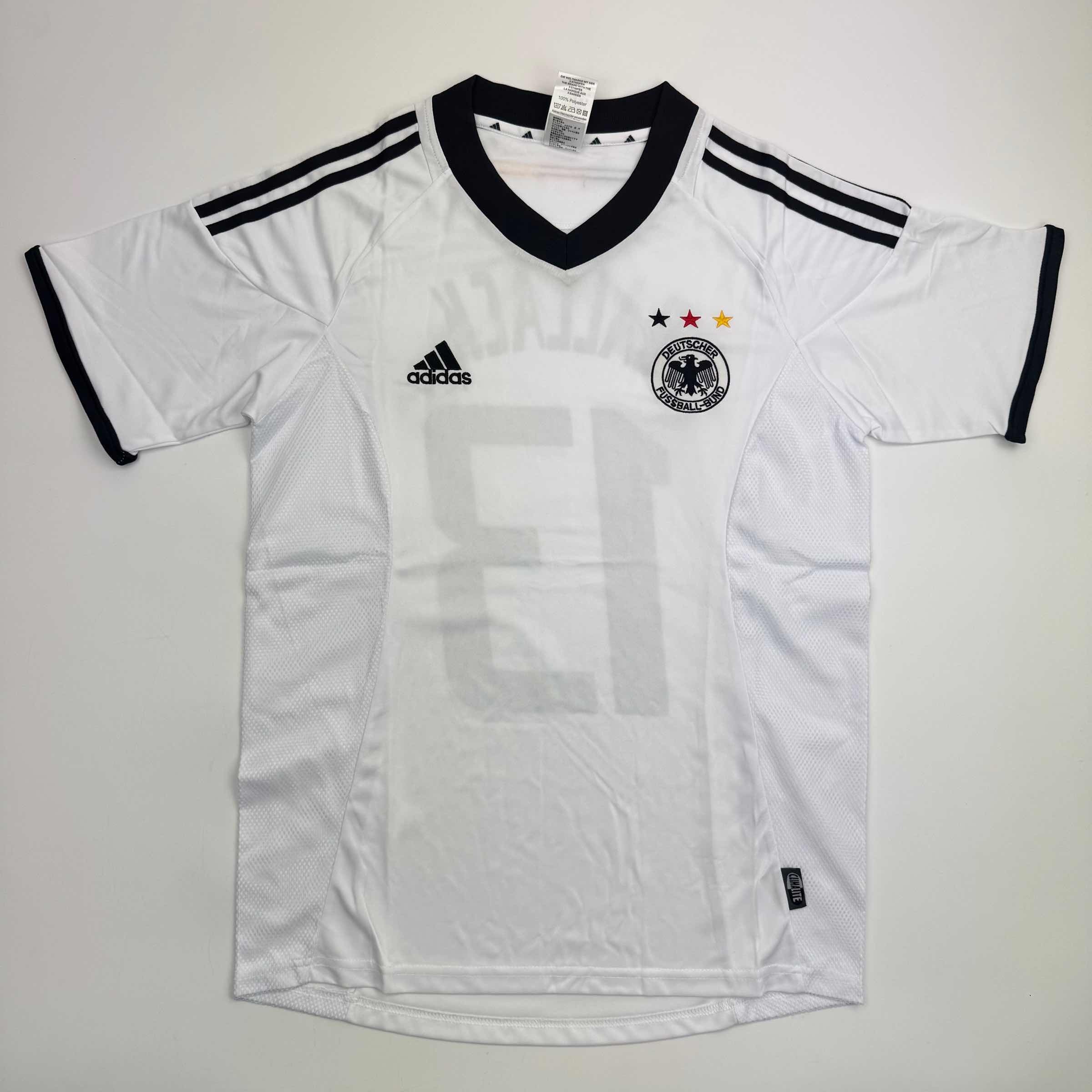 Autographed Michael Ballack Germany White Soccer World Cup Jersey - Image 4