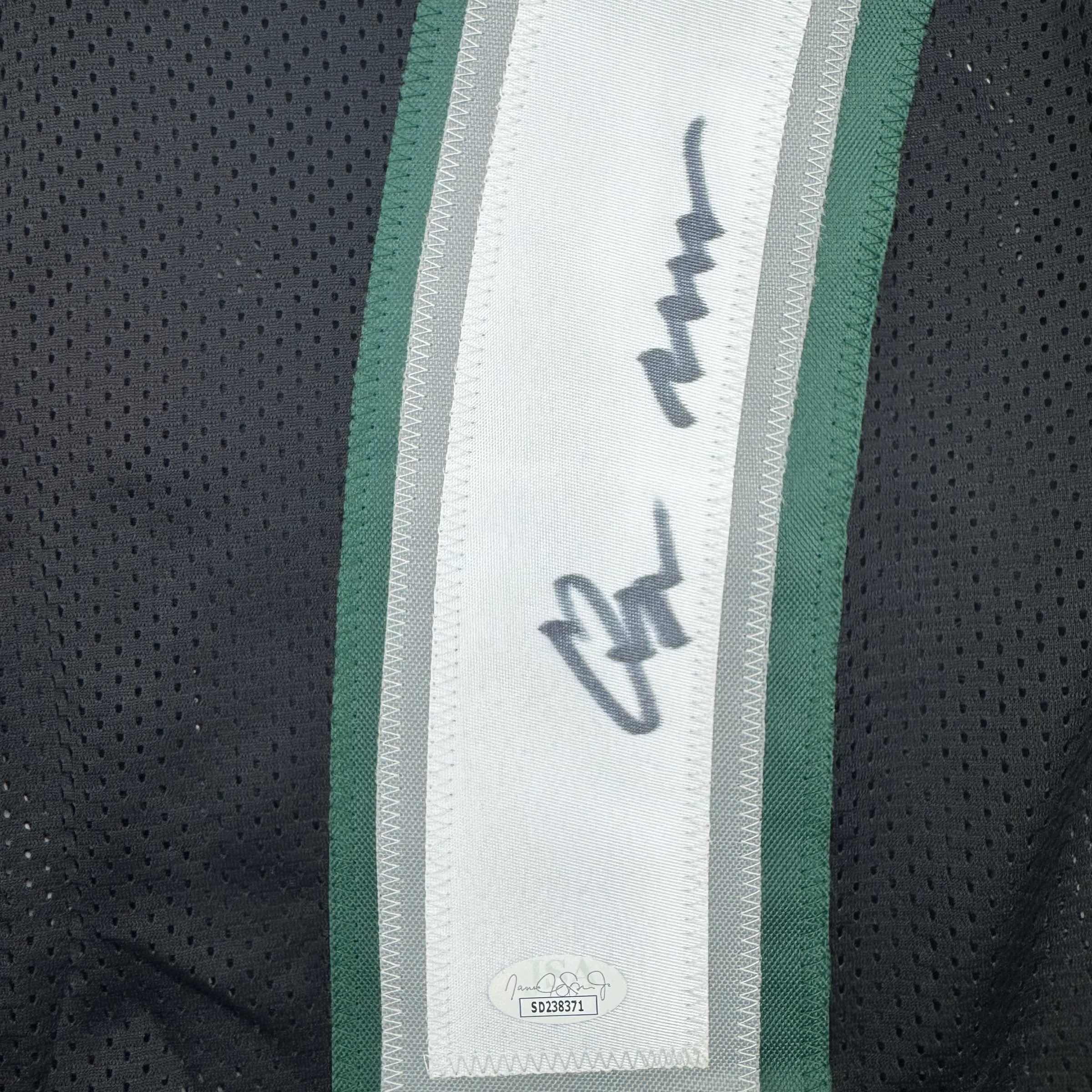 Autographed/Signed Quinyon Mitchell Philadelphia Black Football Jersey JSA COA - Image 3