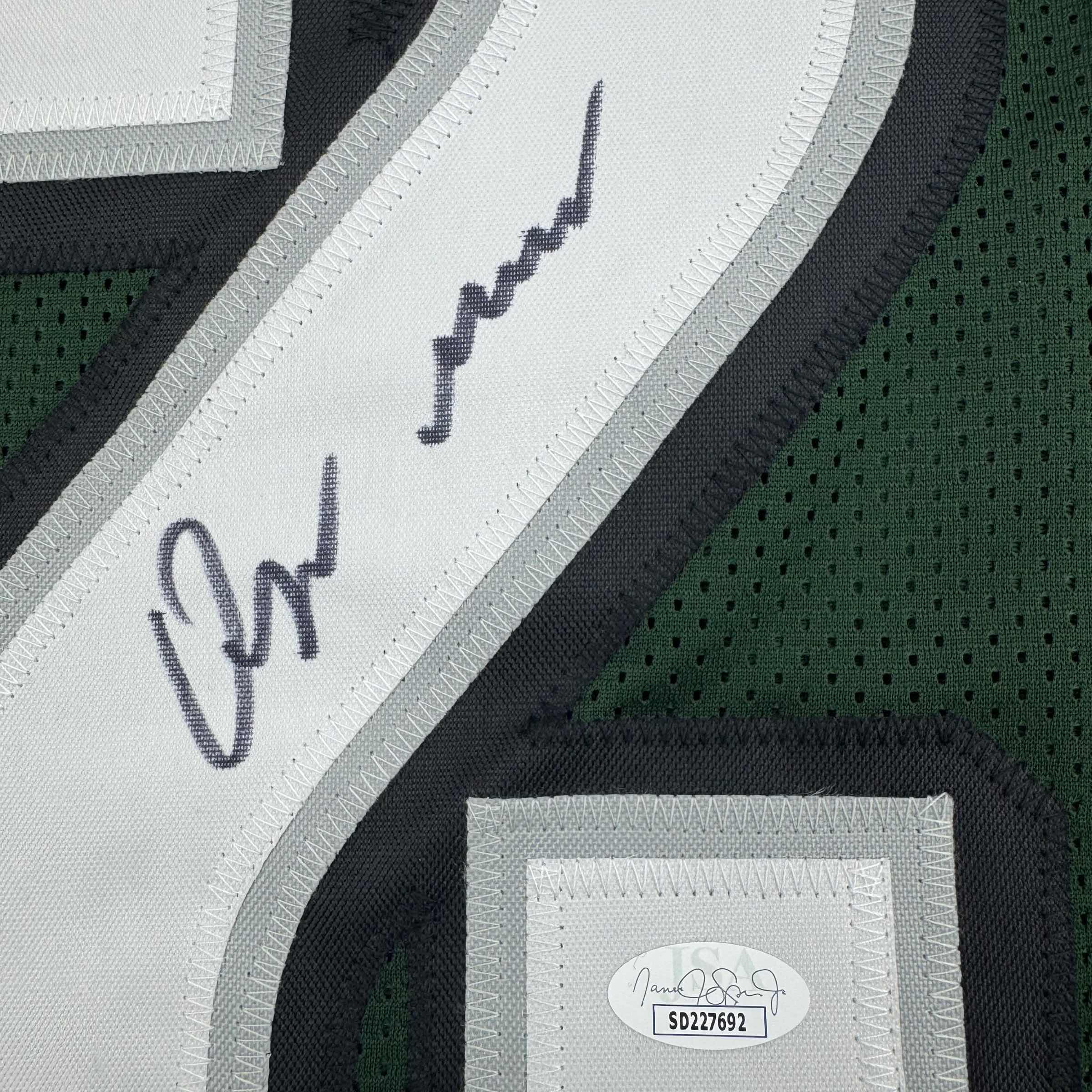 Autographed Quinyon Mitchell Philadelphia Green Football Jersey - Image 3
