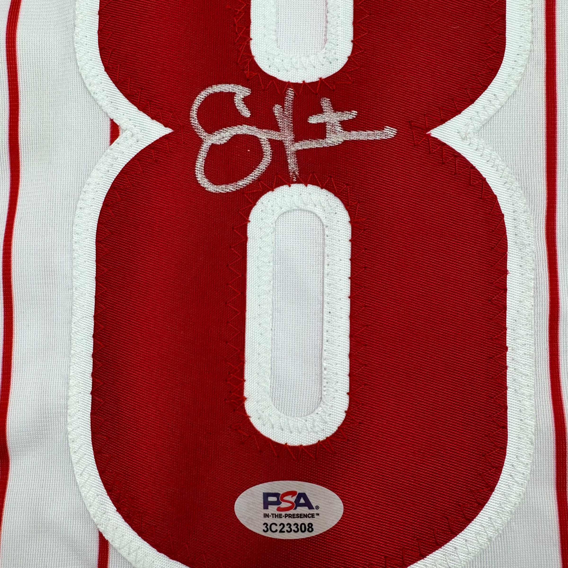 Autographed Shane Victorino Philadelphia Pinstripe Baseball Jersey - Image 3