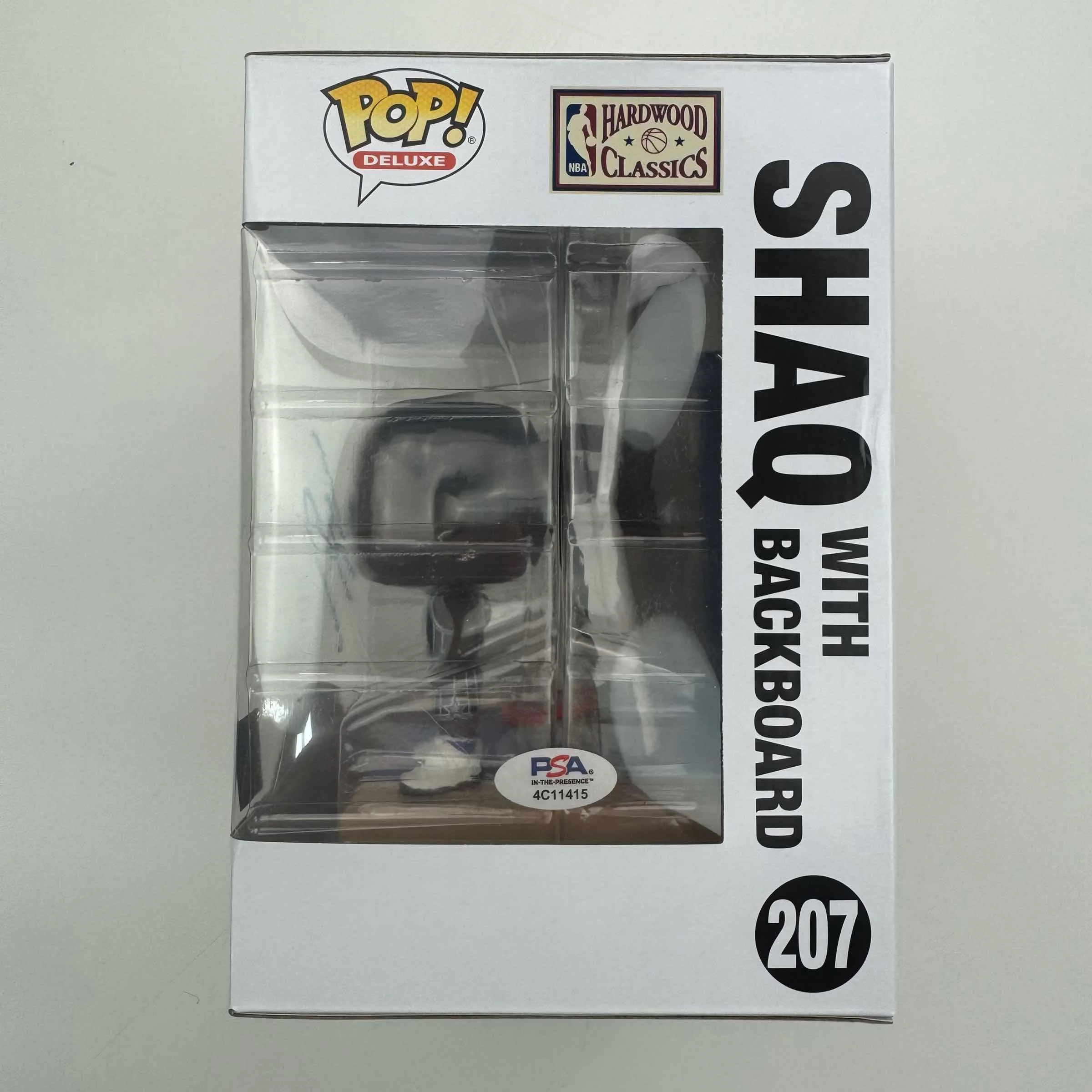 Autographed/Signed Shaq Shaquille O'Neal Orlando Magic Basketball Funko Pop #207 Figurine PSA COA - Image 3