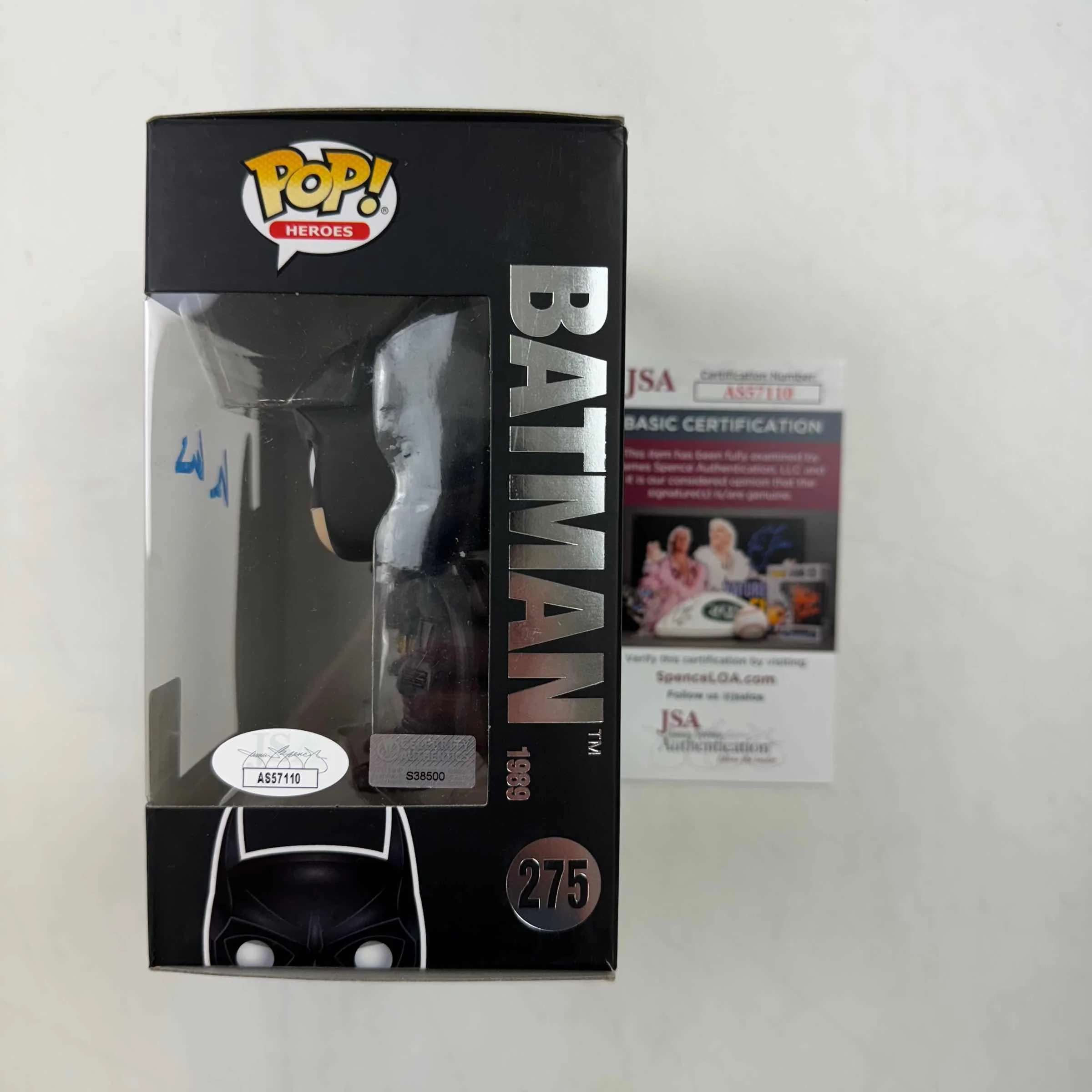 Autographed/Signed Val Kilmer Batman Heros Funko Pop #275 Movie Figurine Toy JSA COA - Image 2