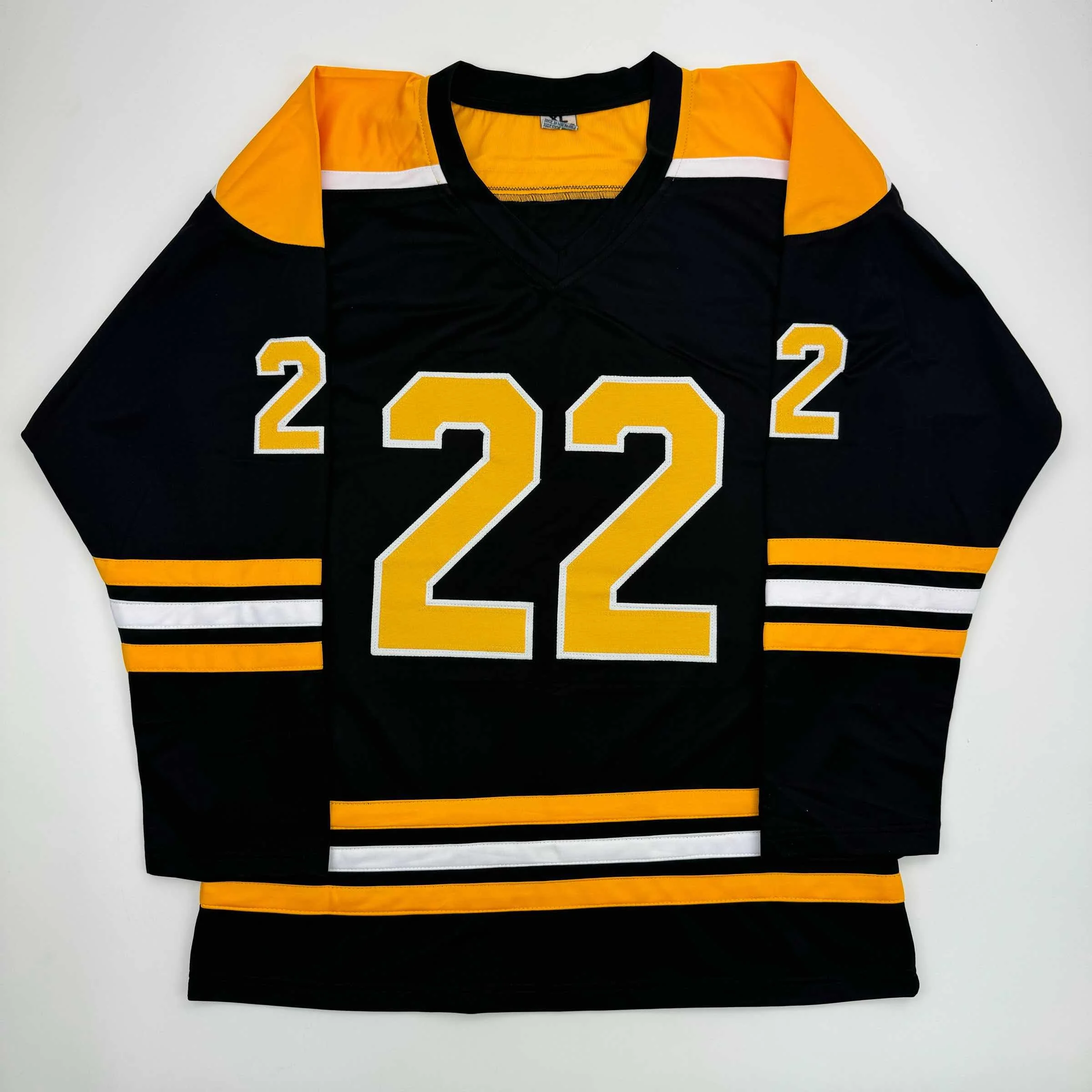 Autographed/Signed Willie O'Ree "HOF 2018" Boston Black Hockey Jersey JSA COA - Image 4