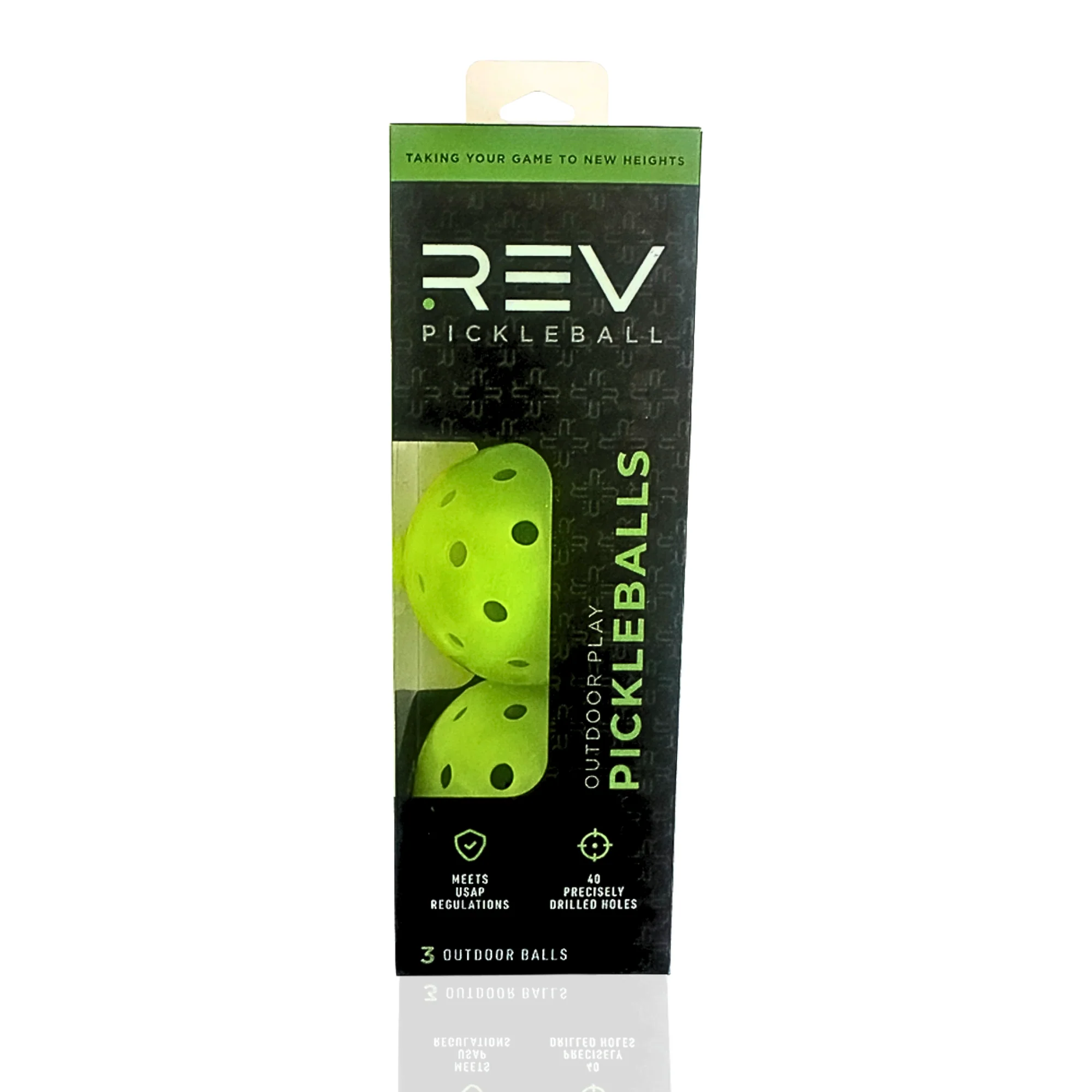 Pickleballs (3 Premium Green)
