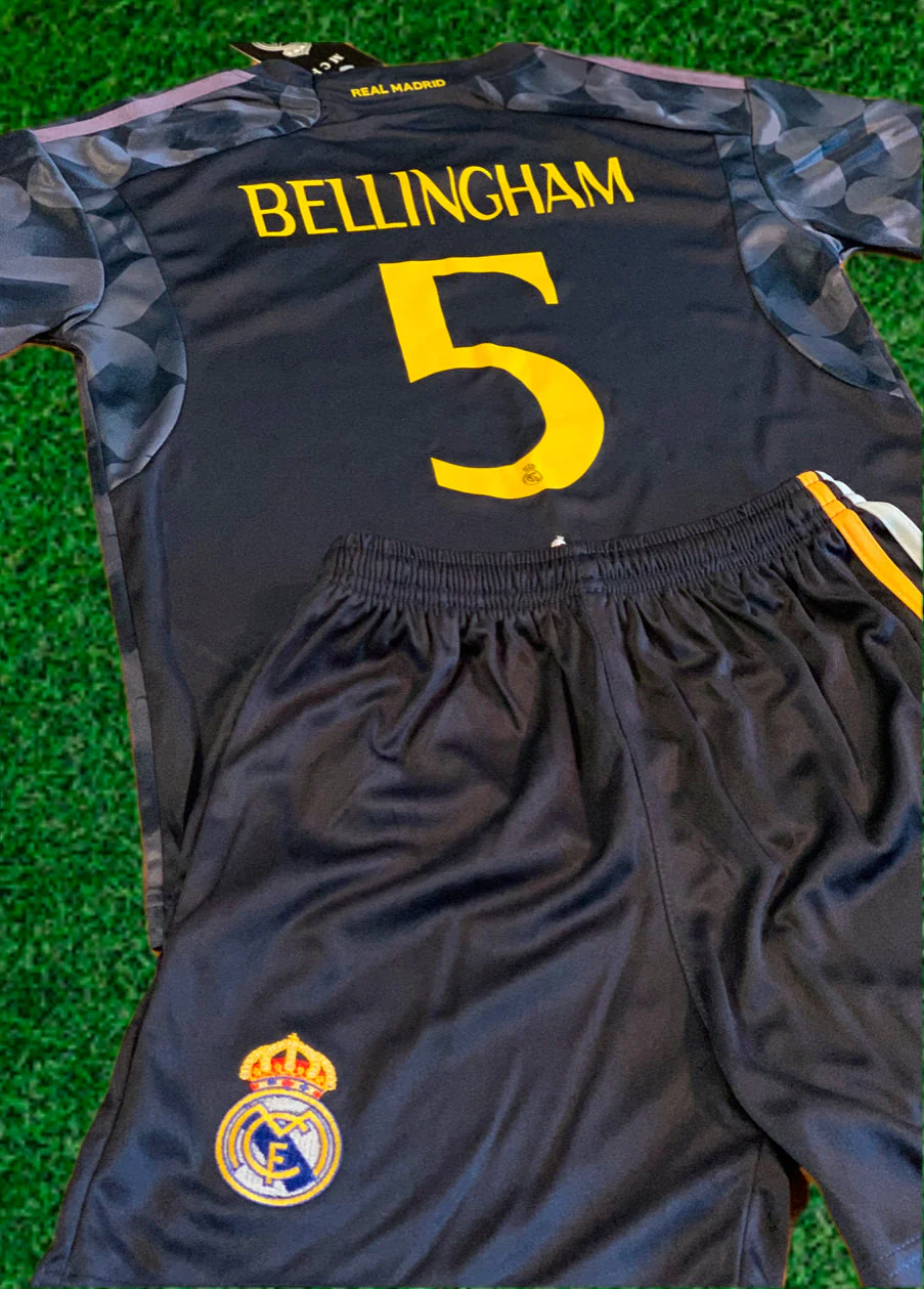 Bellingham Real Madrid Kids Soccer Kit - 2 Piece Set - Image 4