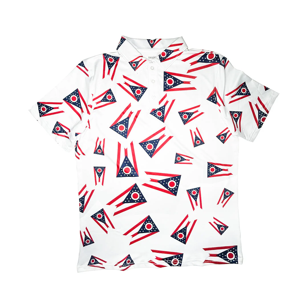 Big Ohio Burgee Golf Shirt - Image 4