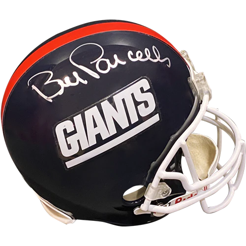 Bill Parcells Autographed New York Giants (Throwback) Full-Size Replica Helmet