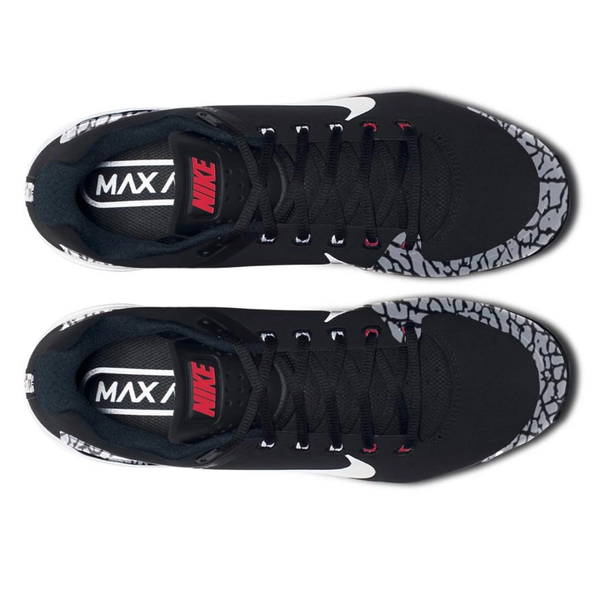 "Black Cement" Nike Air Clipper Cleats - Image 3