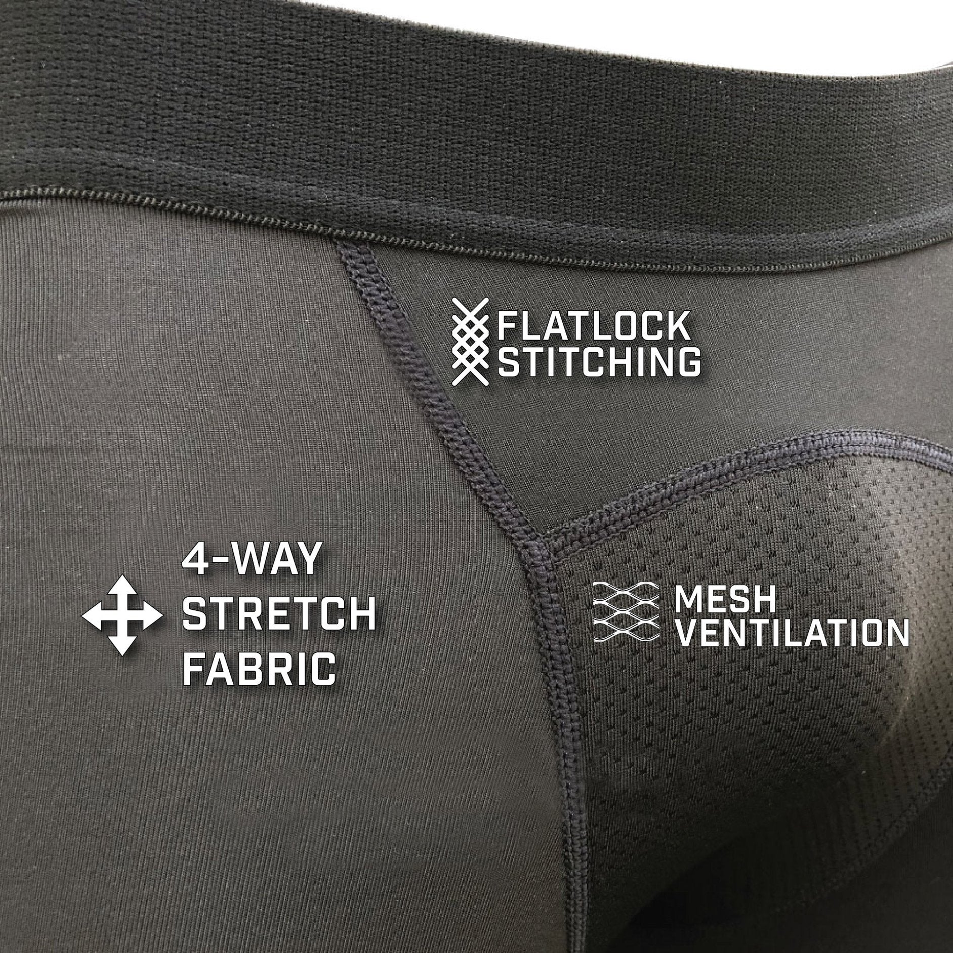 Black Compression Tights - Image 3