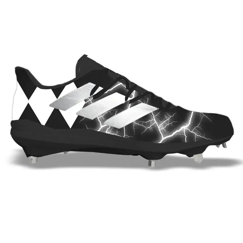 "Black Ranger" Adidas Adizero Afterburner 8 Cleats