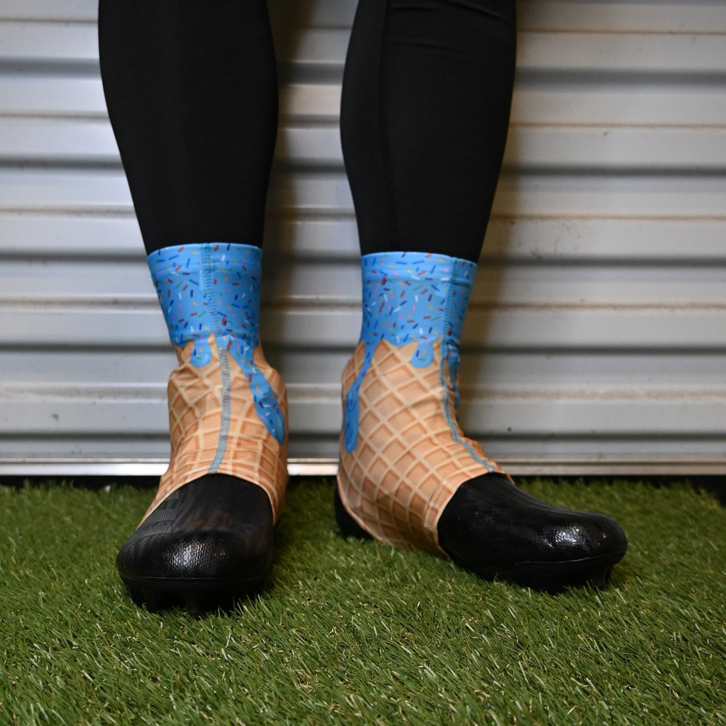 Blue Ice Cream Cleat Covers (Spats) - Image 3