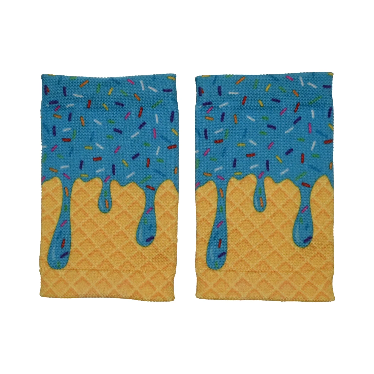 Blue Ice Cream Wrist Support Sleeves - Image 2