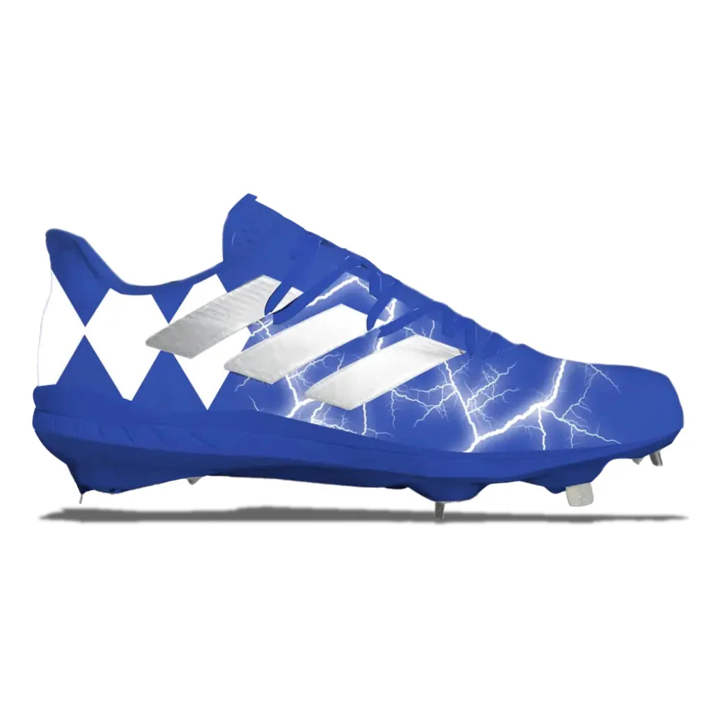 "Blue Ranger" Adidas Adizero Afterburner 8 Cleats
