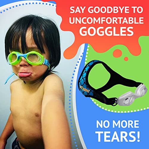 Blue Sharkz Kids Swim Goggles - Image 2