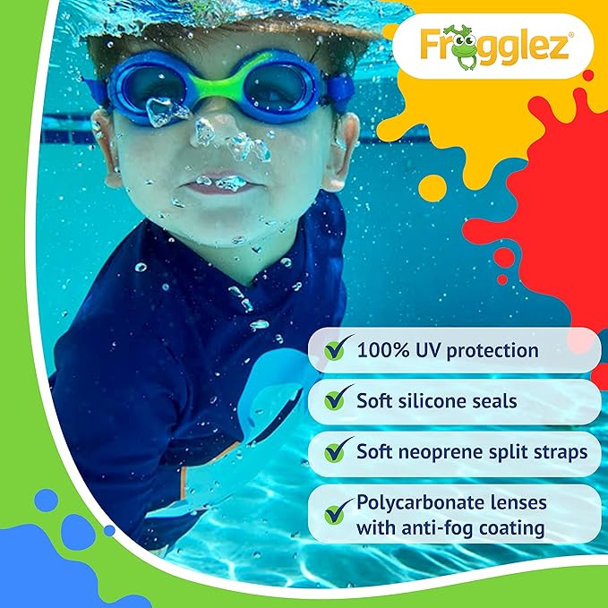 Blue Sharkz Kids Swim Goggles - Image 6