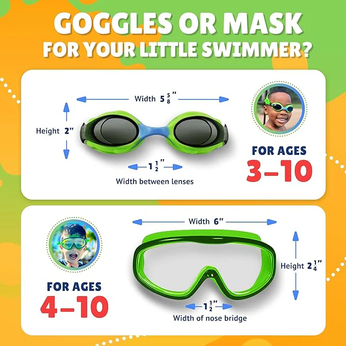 Blue Sharkz Kids Swim Goggles - Image 8