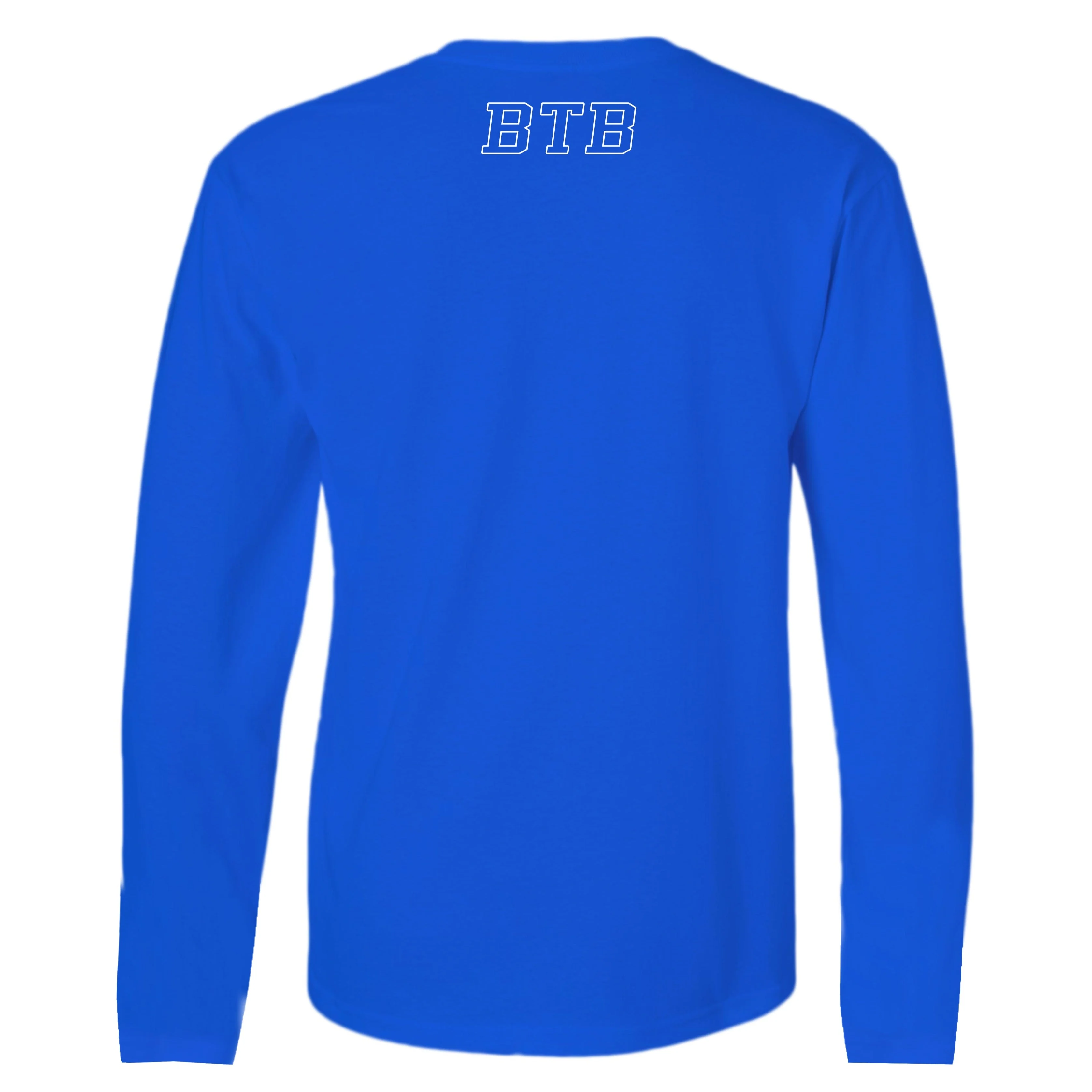 Born To Hoop Blue Long Sleeve - Image 5