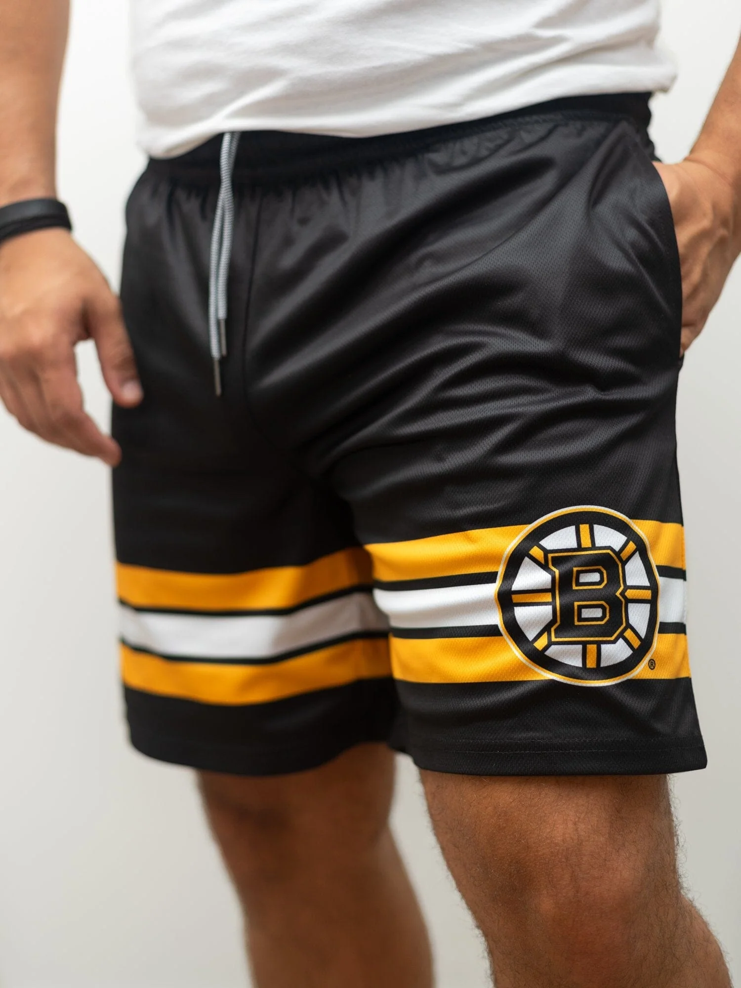 Boston Bruins Mesh Hockey Shorts - Image 3