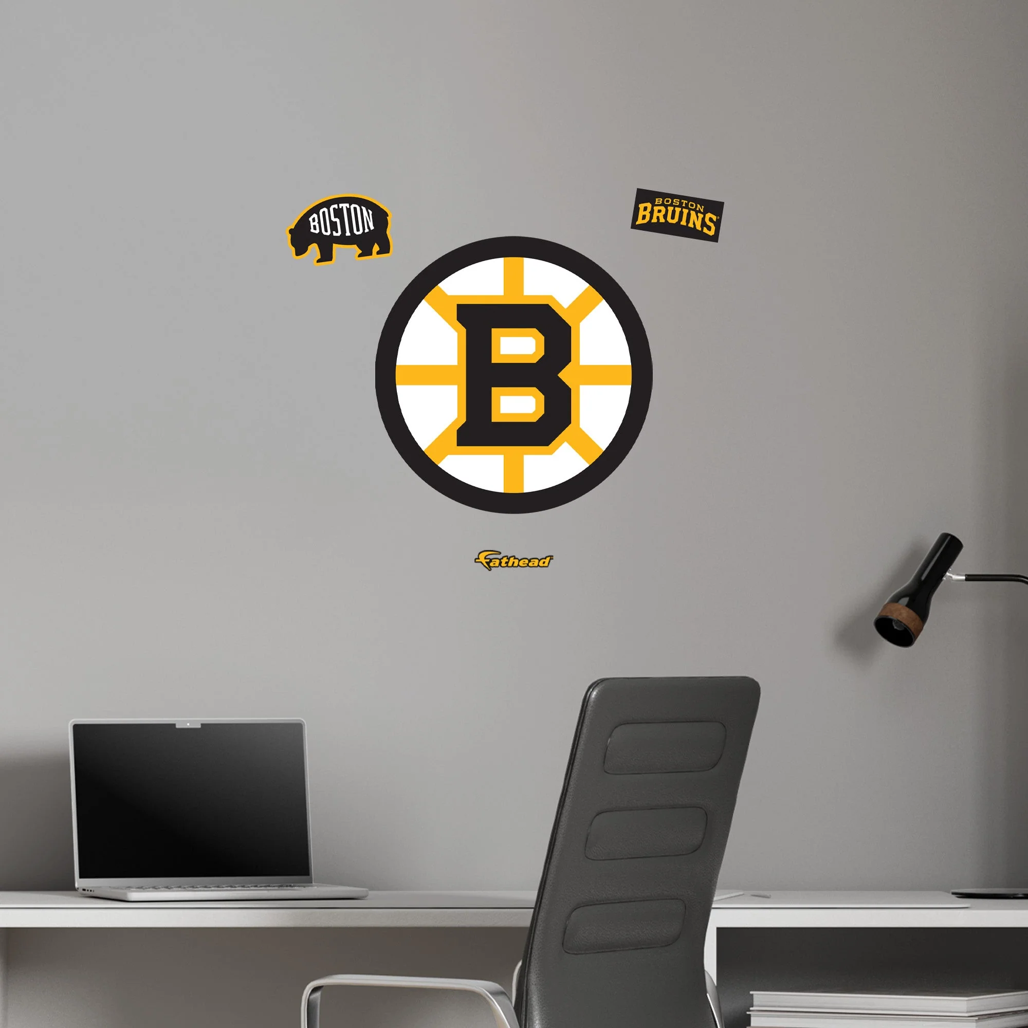 Boston Bruins Official NHL Reusable Vinyl Wall Decals - Image 6