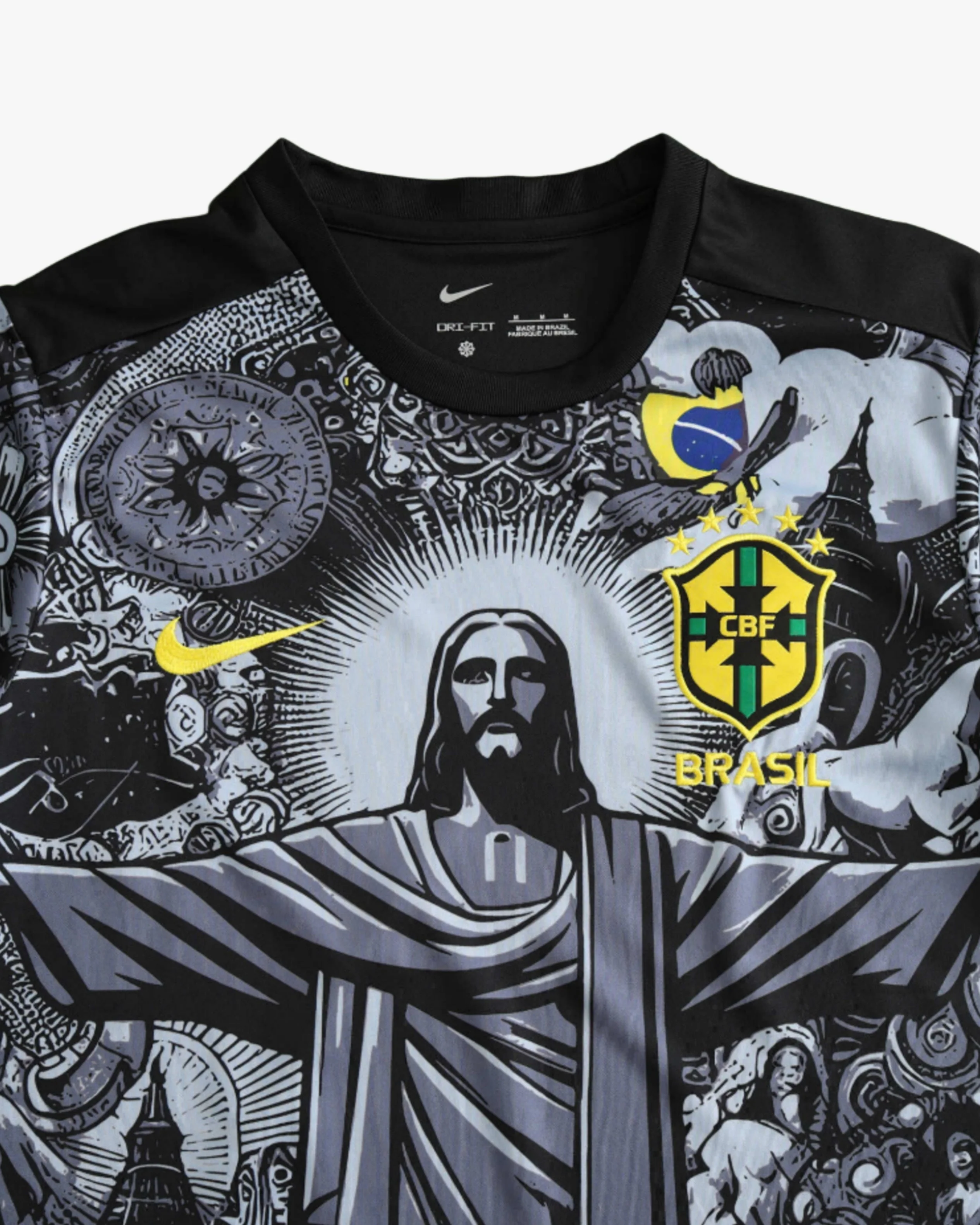 BRAZIL x JESUS PREMIUM KIT Replica Jersey - Image 2