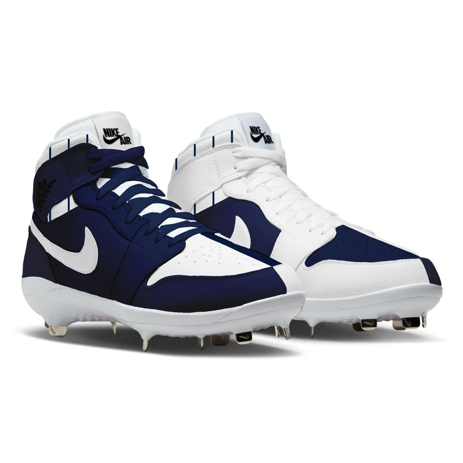 "Bronx Mismatch" Jordan 1 Retro Cleats