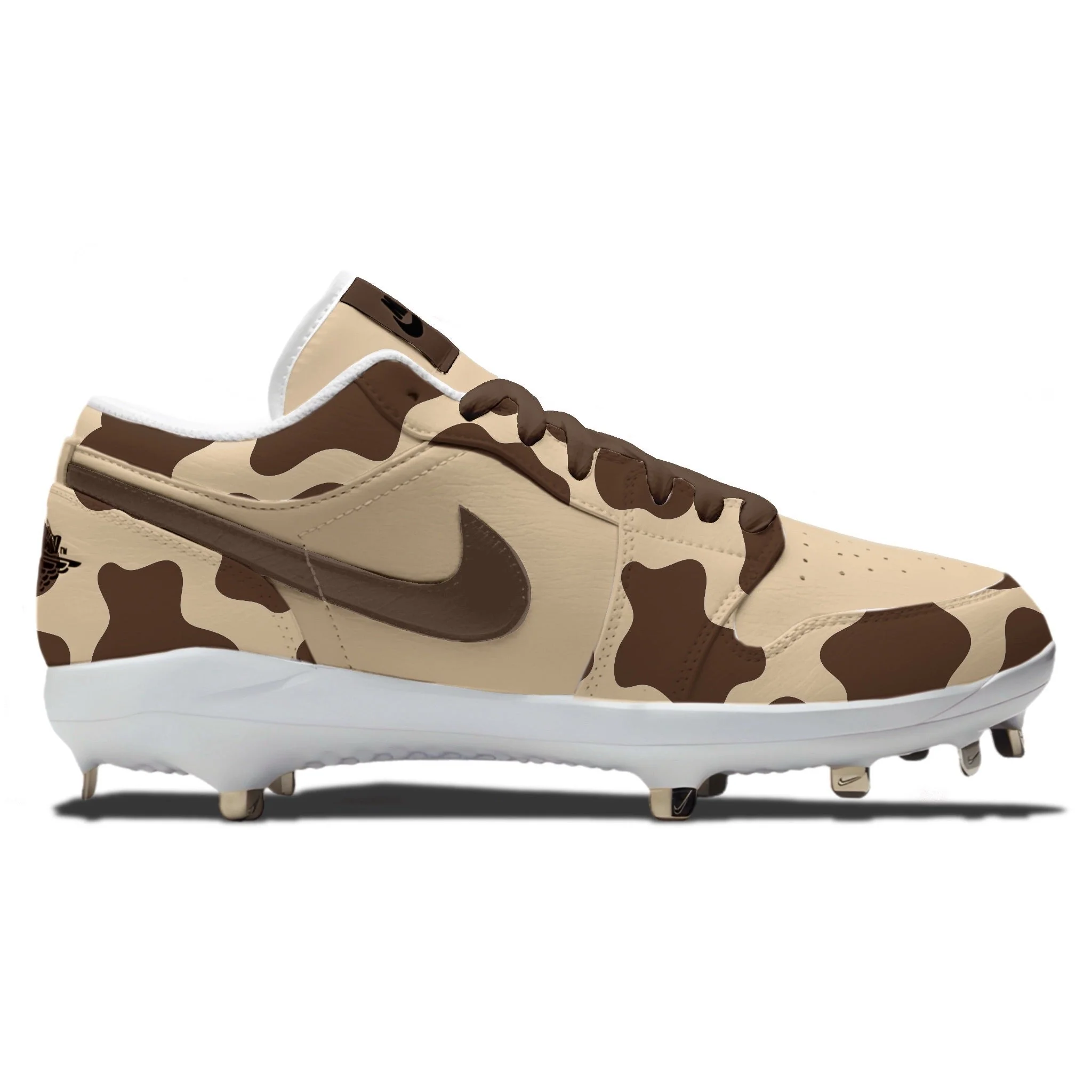 "Brown Cow" Jordan 1 Retro Cleats