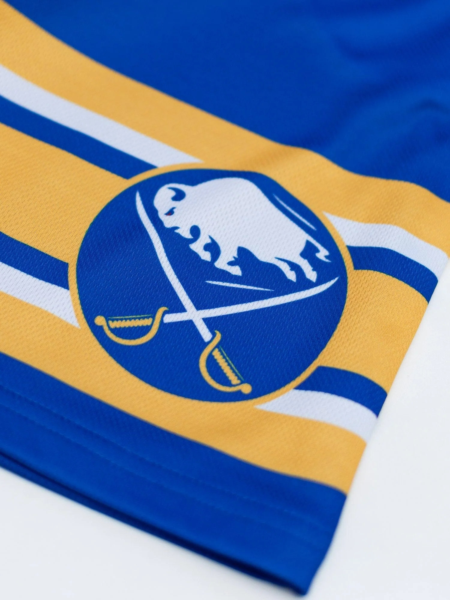 Buffalo Sabres Mesh Hockey Shorts - Image 3