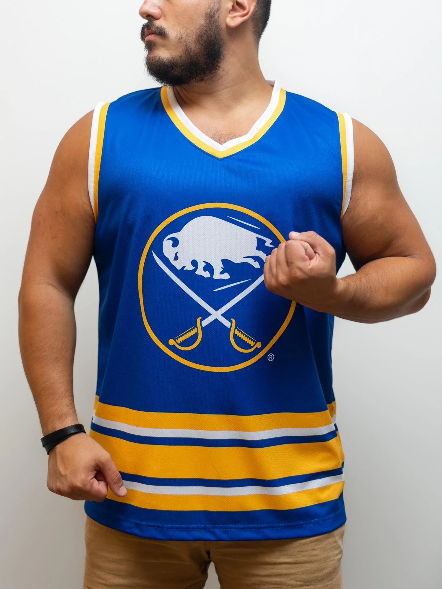 Buffalo Sabres Royal Blue Hockey Tank - Image 3