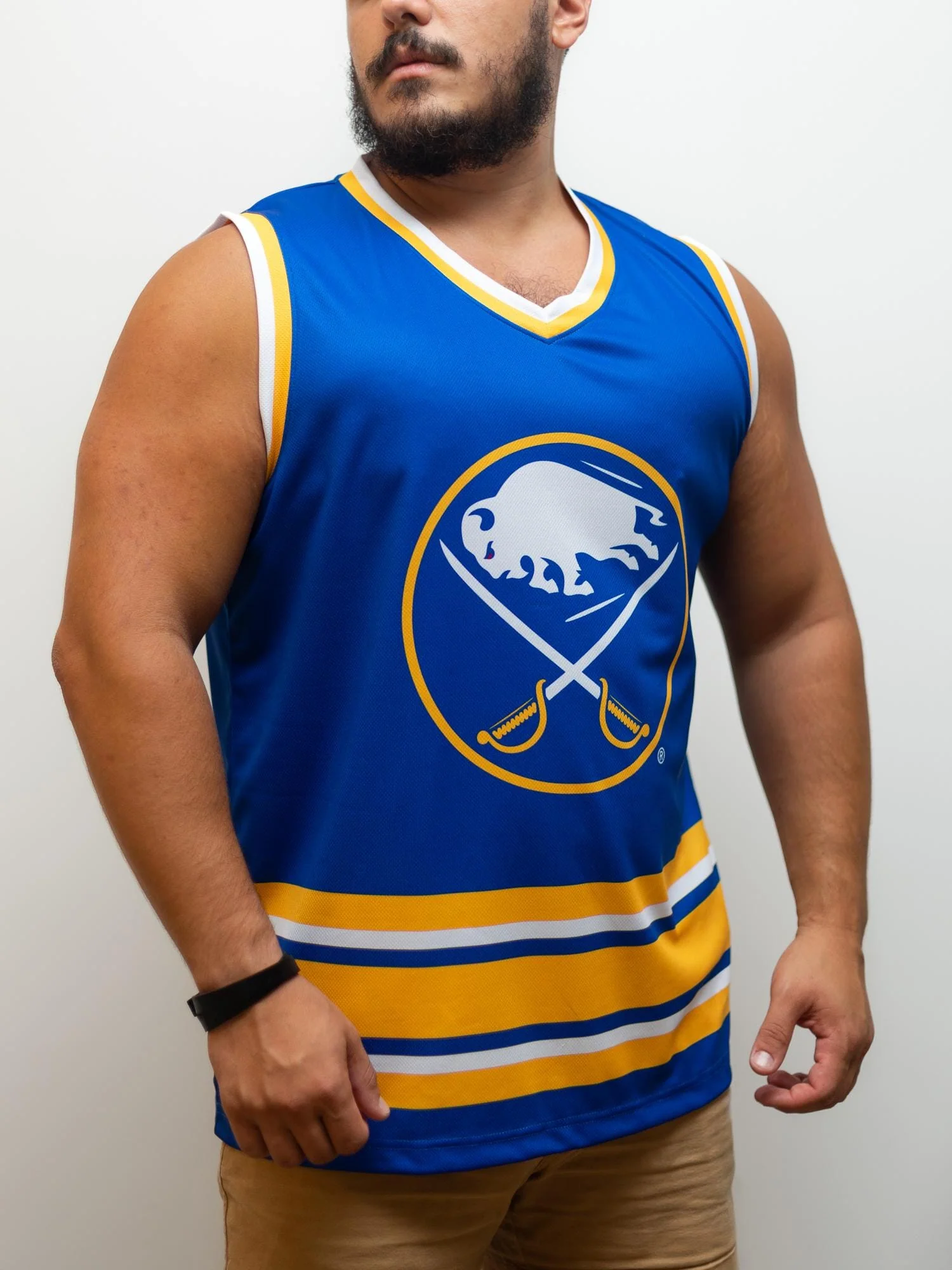 Buffalo Sabres Royal Blue Hockey Tank - Image 5