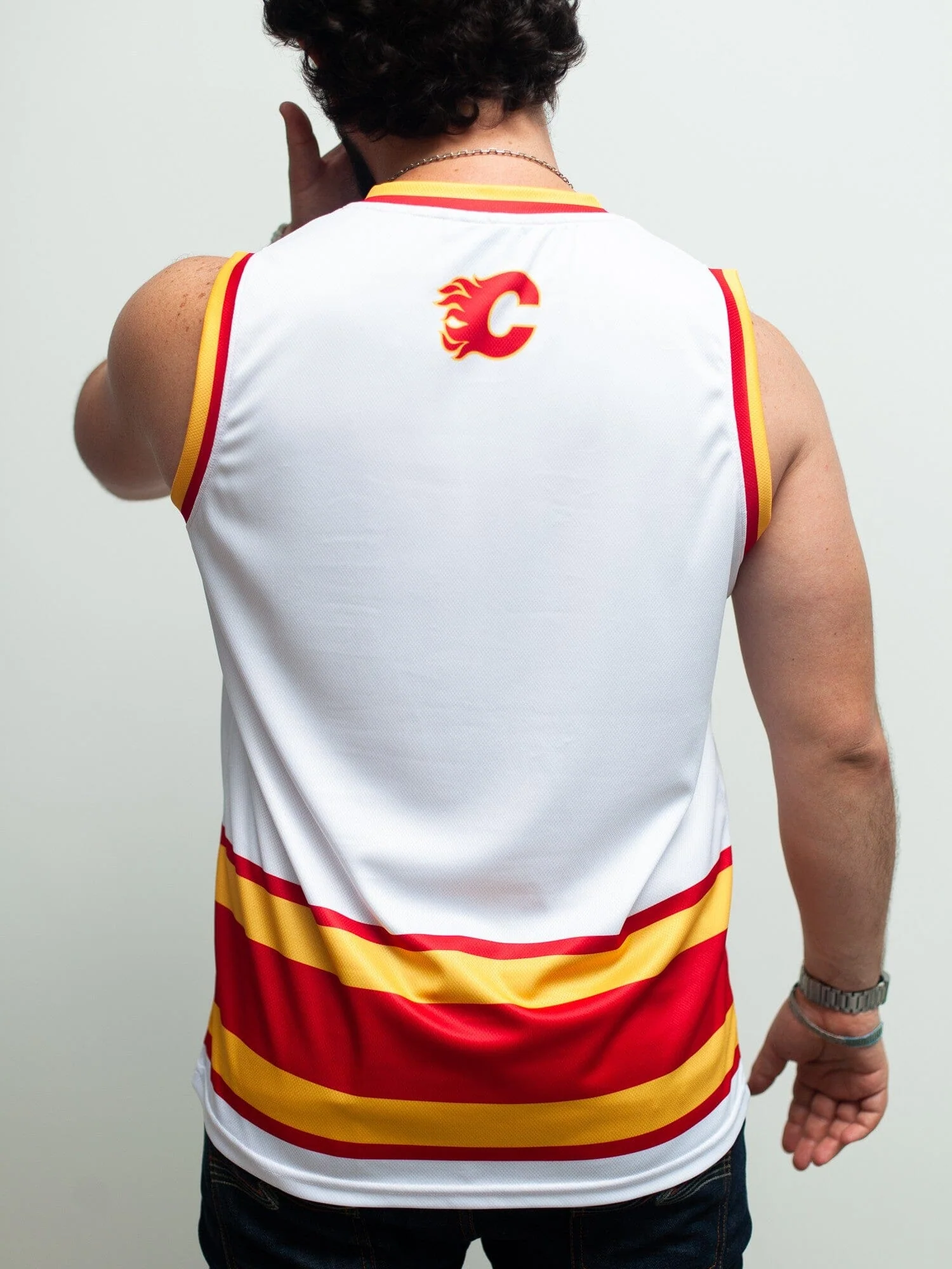 Calgary Flames Retro Alternate Hockey Tank - Image 2