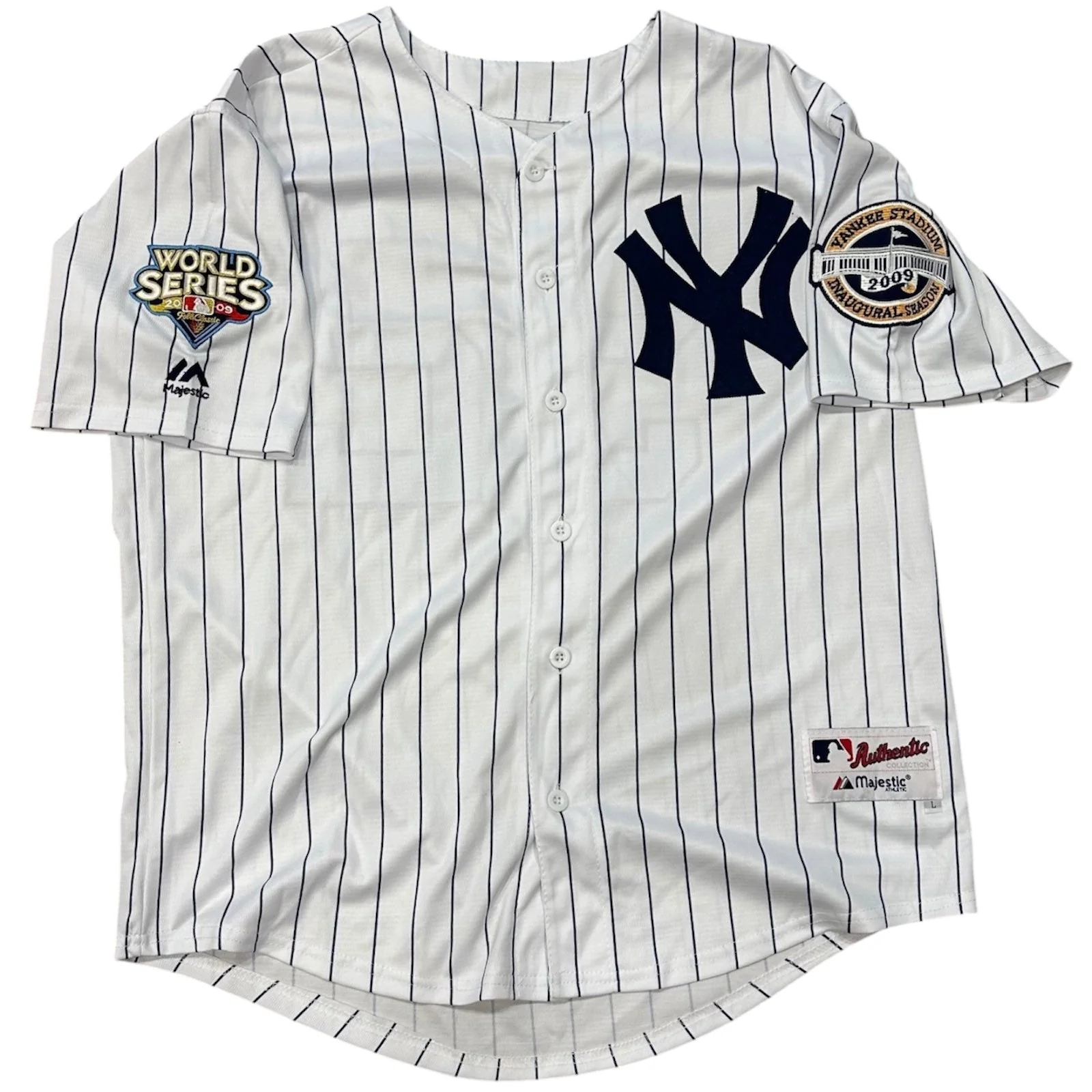 Autographed New York Yankees CC Sabathia #52 Majestic Jersey - Image 2