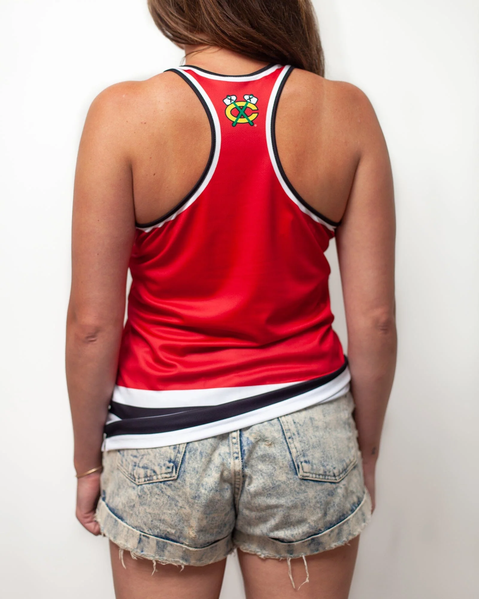 Chicago Blackhawks Women's Racerback Hockey Tank - Image 2