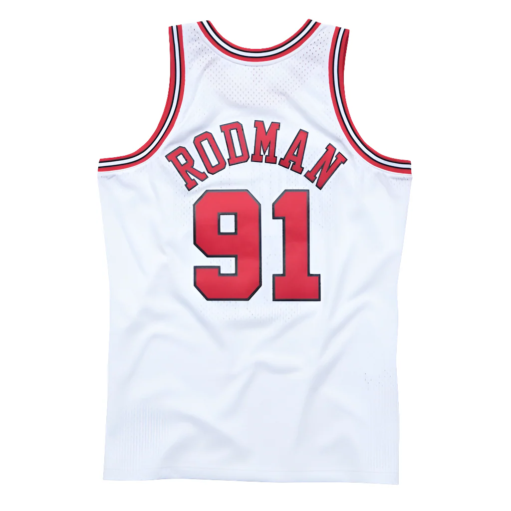 Chicago Bulls Dennis Rodman 97-98 Mitchell & Ness Swingman Jersey - Image 2