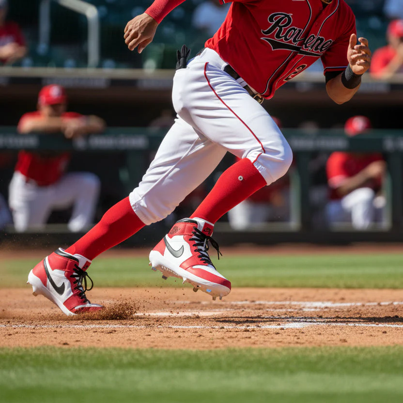 "Chicago" Jordan 1 Retro Cleats - Image 3