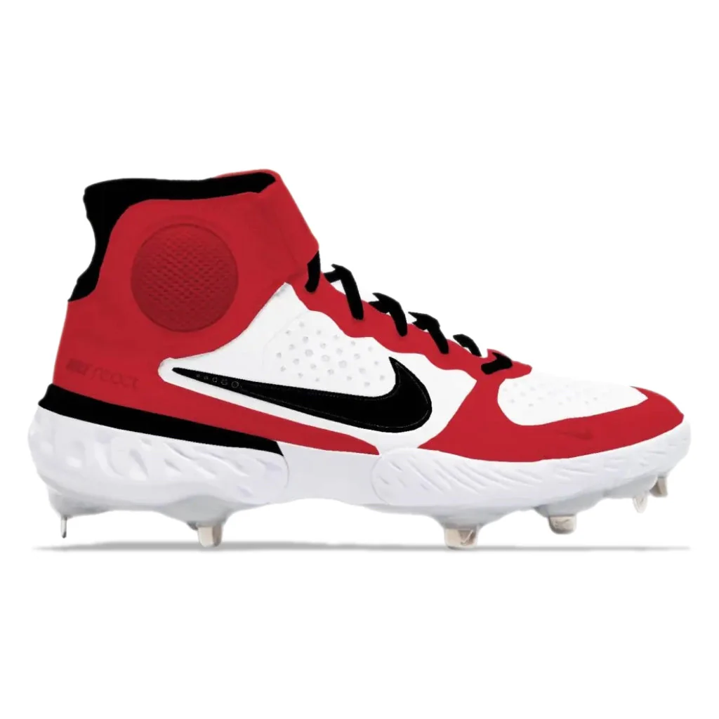 "Chicago" Nike Alpha Huarache Elite 3 Cleats - Image 2