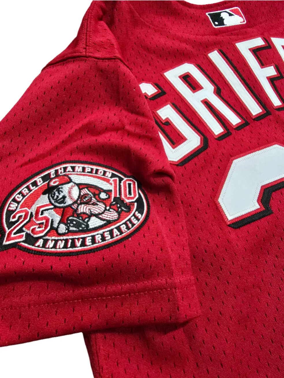 Cincinnati Reds Ken Griffey Jr authentic BP jersey - Image 3