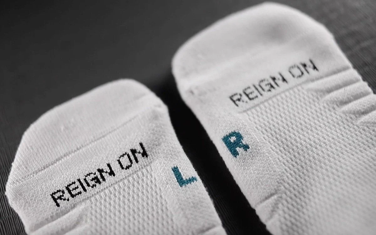 Cloud Tech Performance Socks in White - Image 8