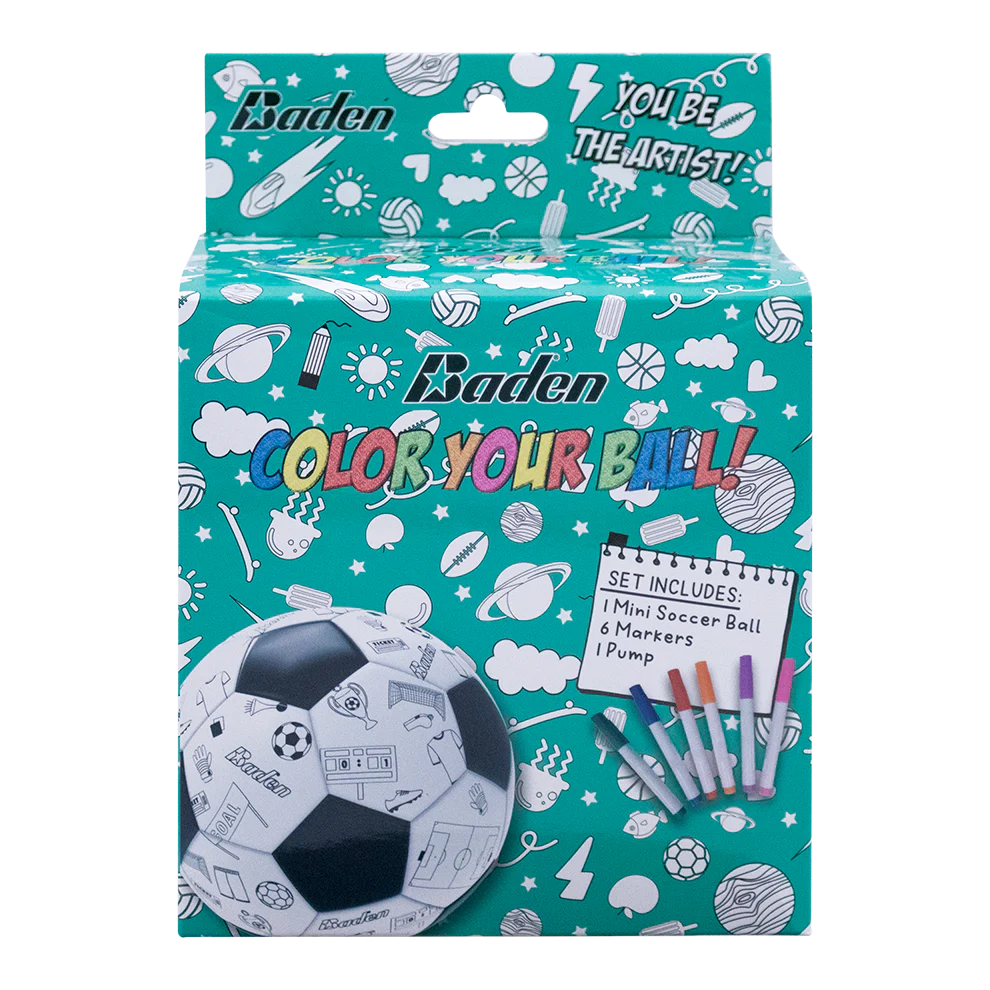 Color Your Own Mini Soccer Ball