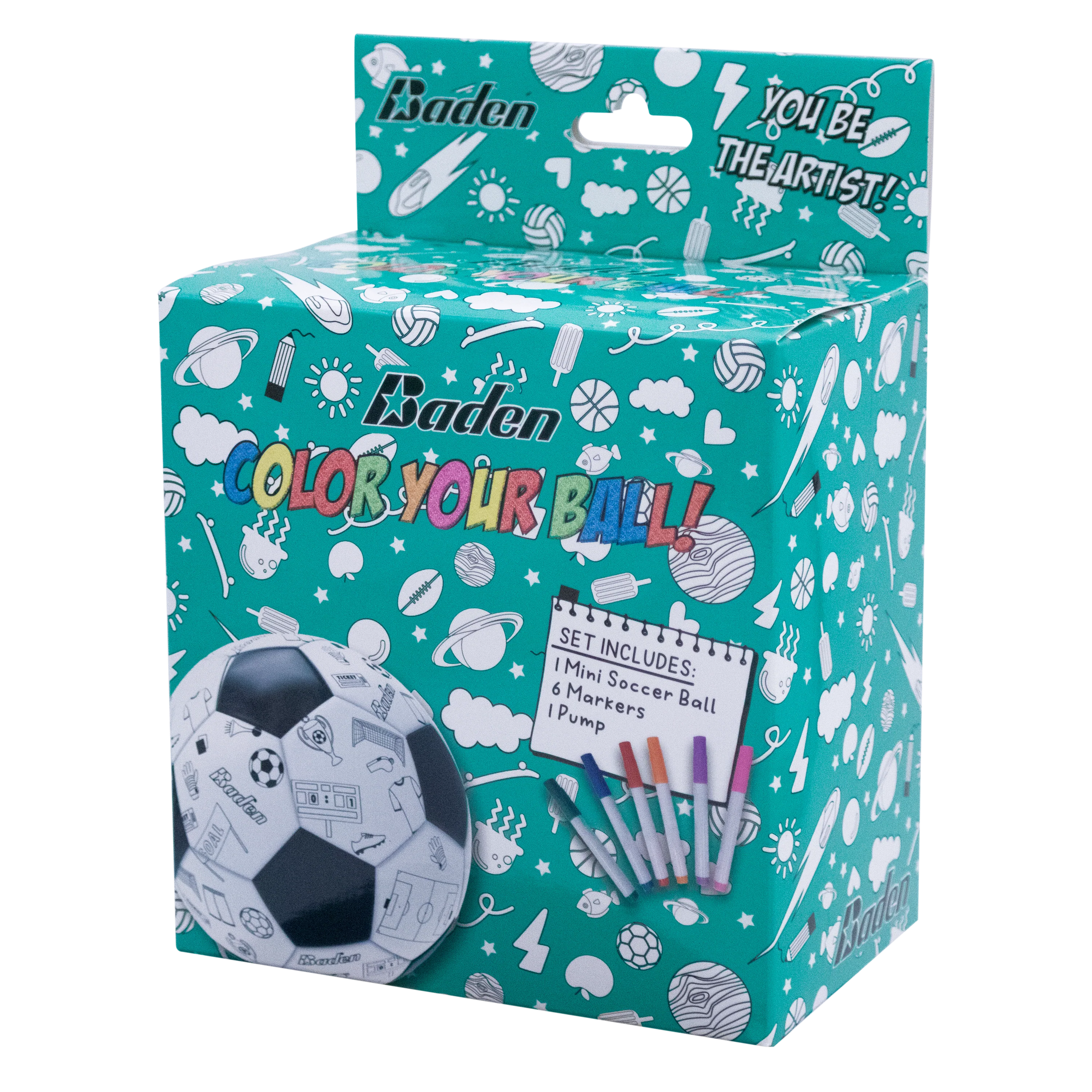 Color Your Own Mini Soccer Ball - Image 5