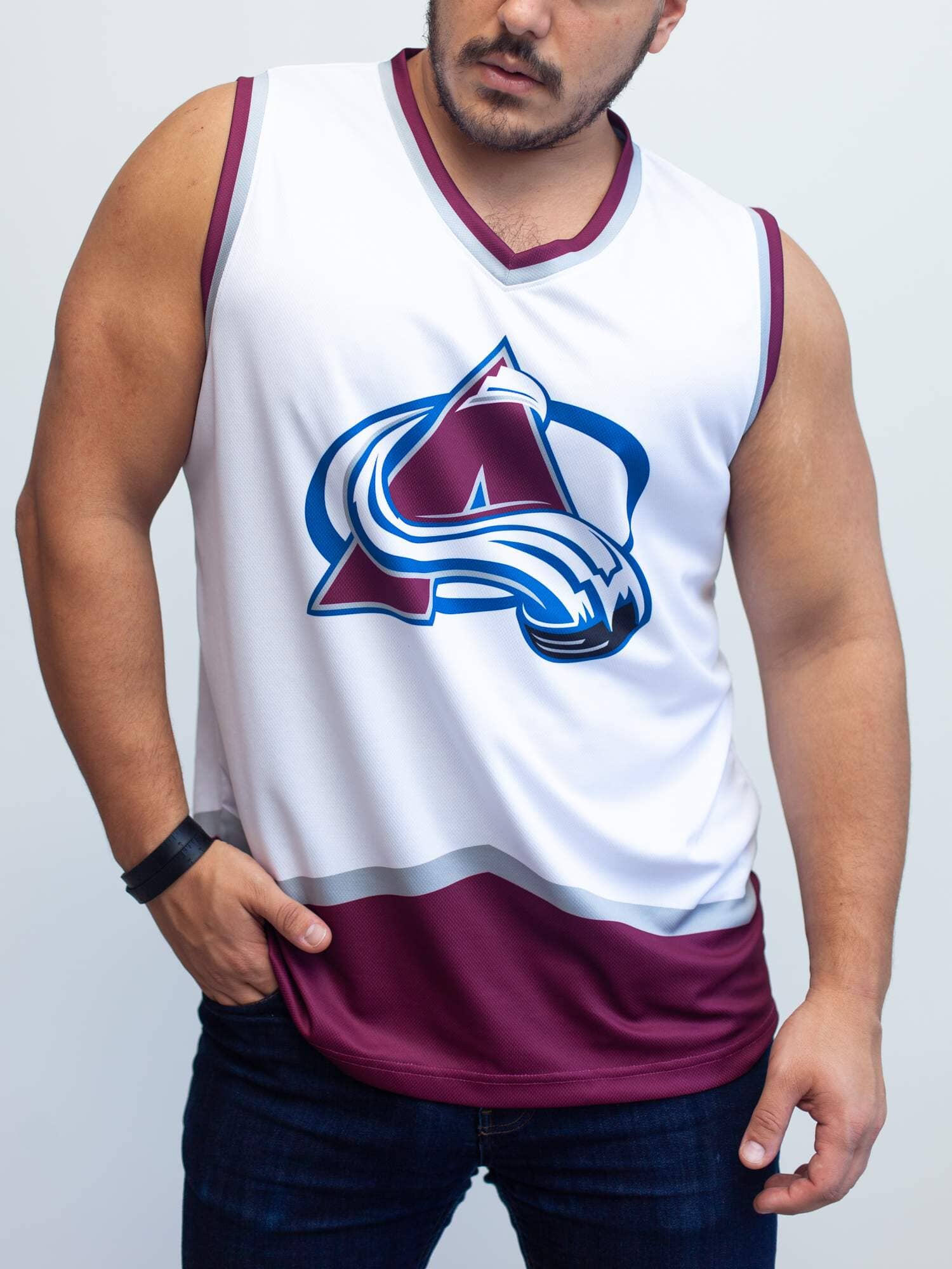 Colorado Avalanche Away Hockey Tank - Image 4