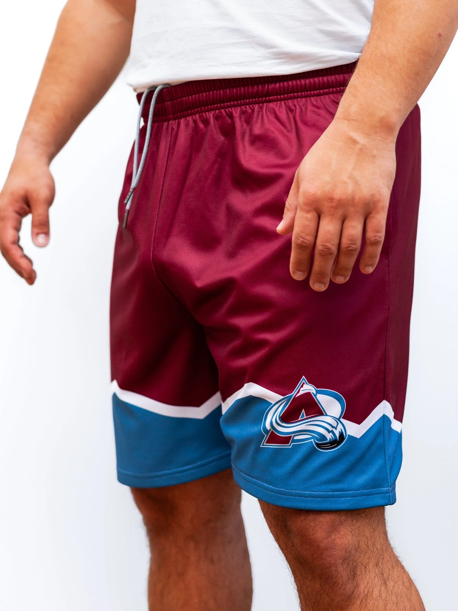 Colorado Avalanche Mesh Hockey Shorts - Image 3