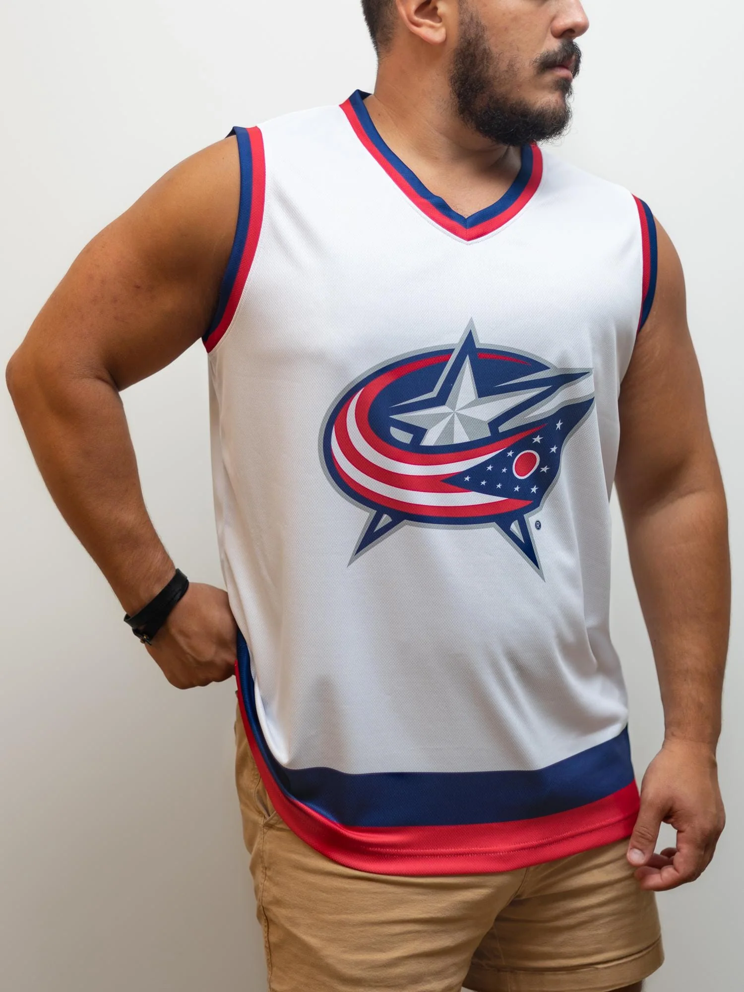 Columbus Blue Jackets Away Hockey Tank - Image 3