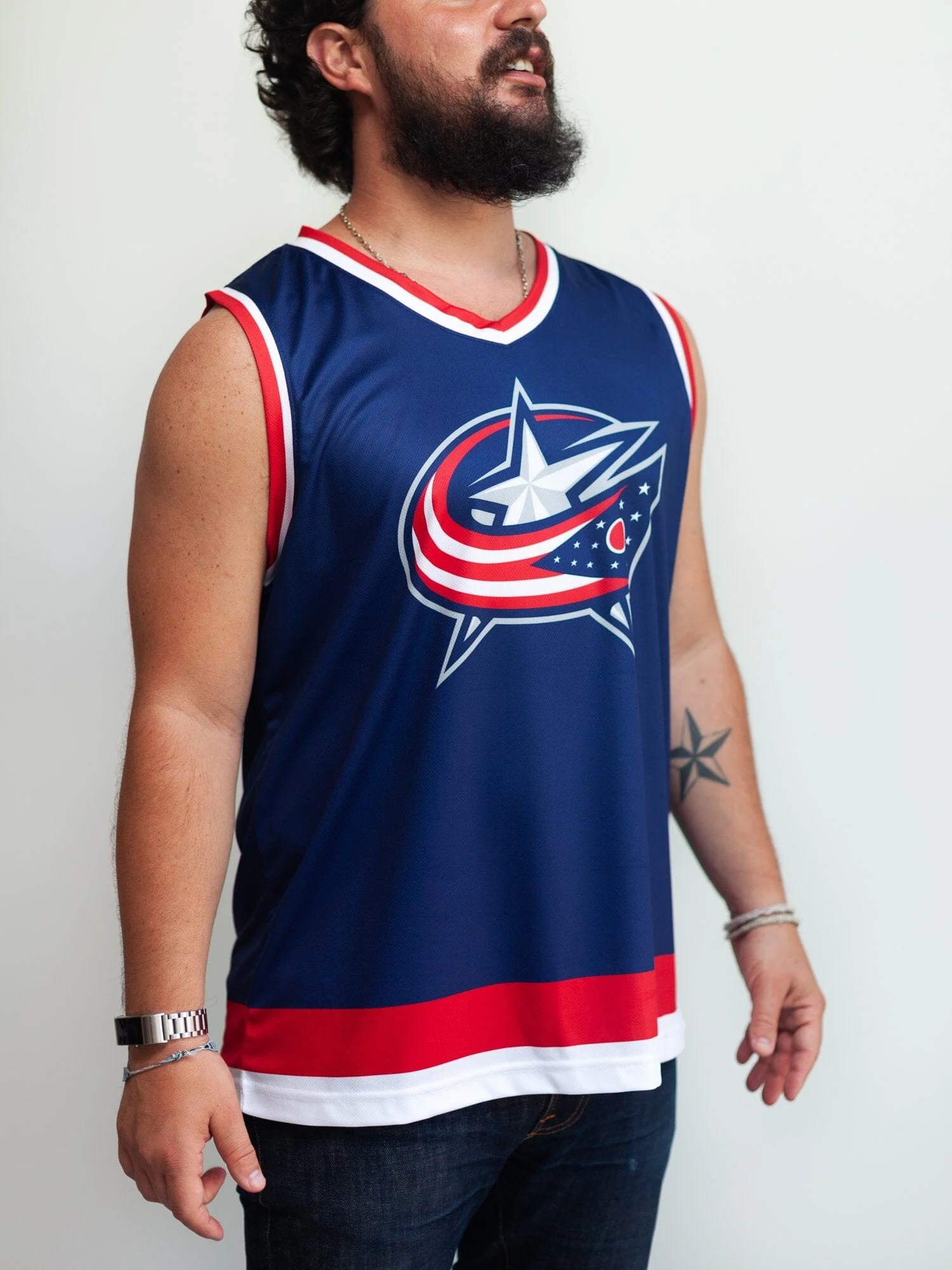 Columbus Blue Jackets Hockey Tank - Image 3