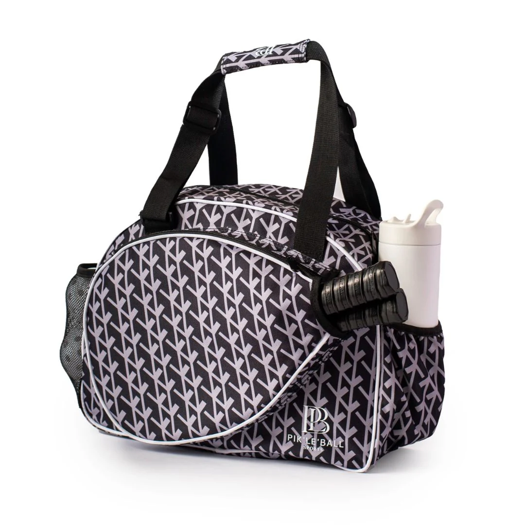 Court Couture Black Premium Women's Pickleball Bag - Image 5