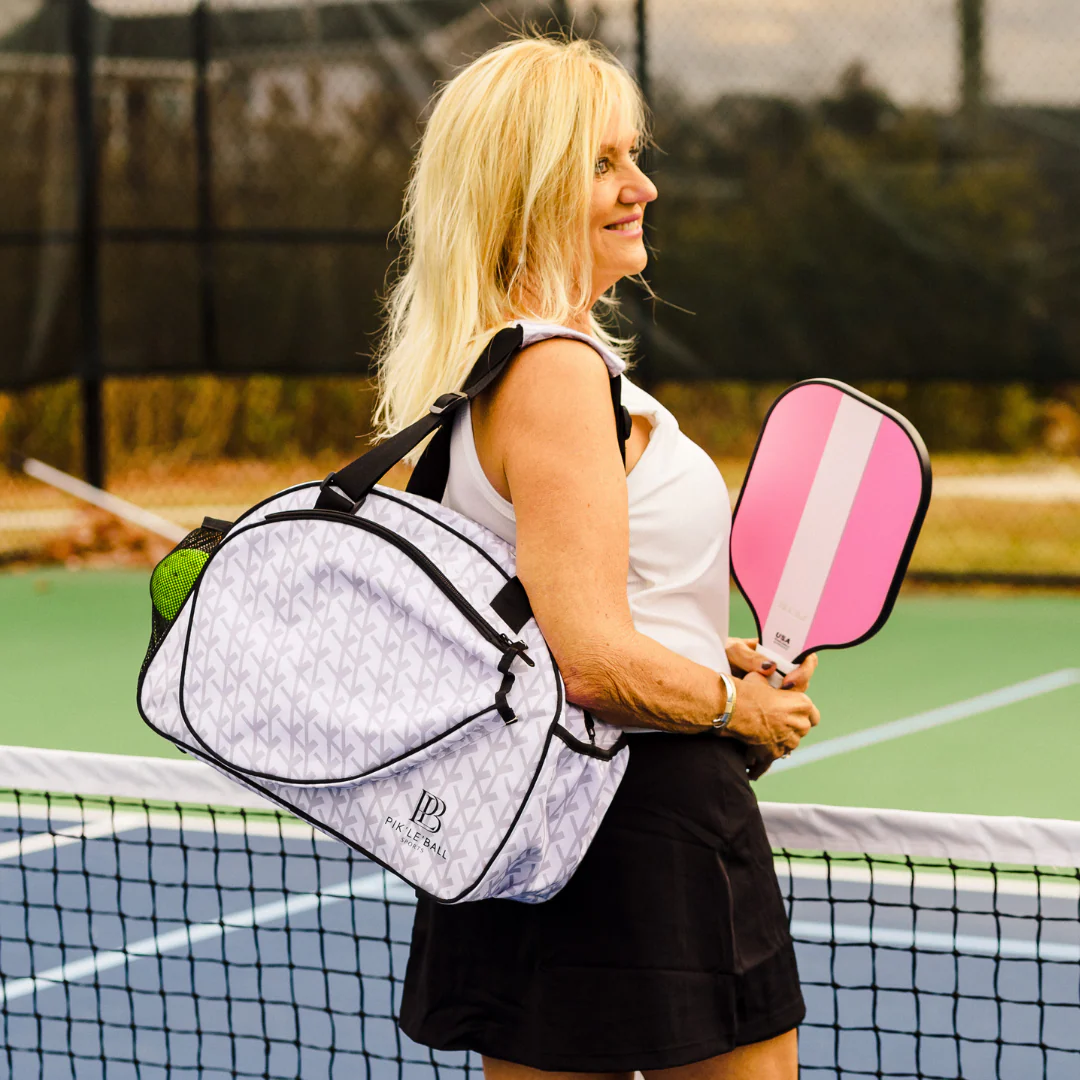 Court Couture White Premium Women's Pickleball Bag - Image 2